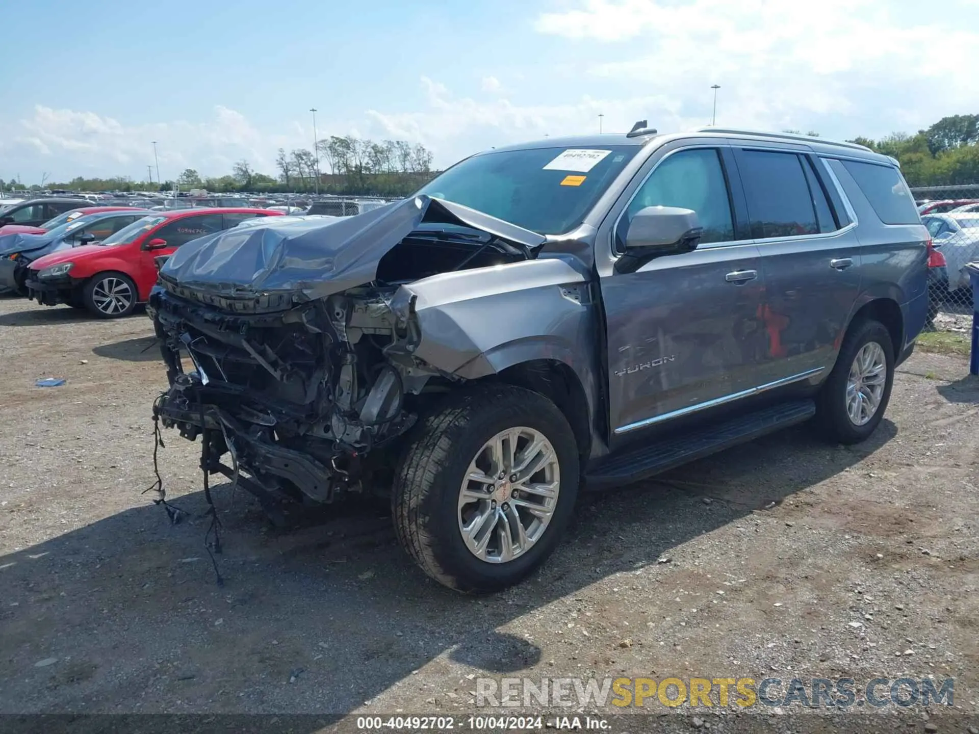 2 Фотография поврежденного автомобиля 1GKS2BKD4MR125362 GMC YUKON 2021