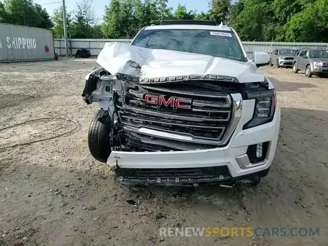 14 Photograph of a damaged car 1GKS2BKT9MR473021 GMC YUKON 2021