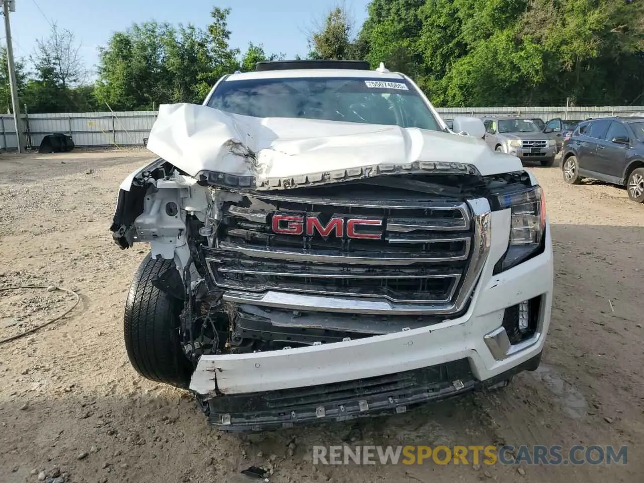 5 Photograph of a damaged car 1GKS2BKT9MR473021 GMC YUKON 2021