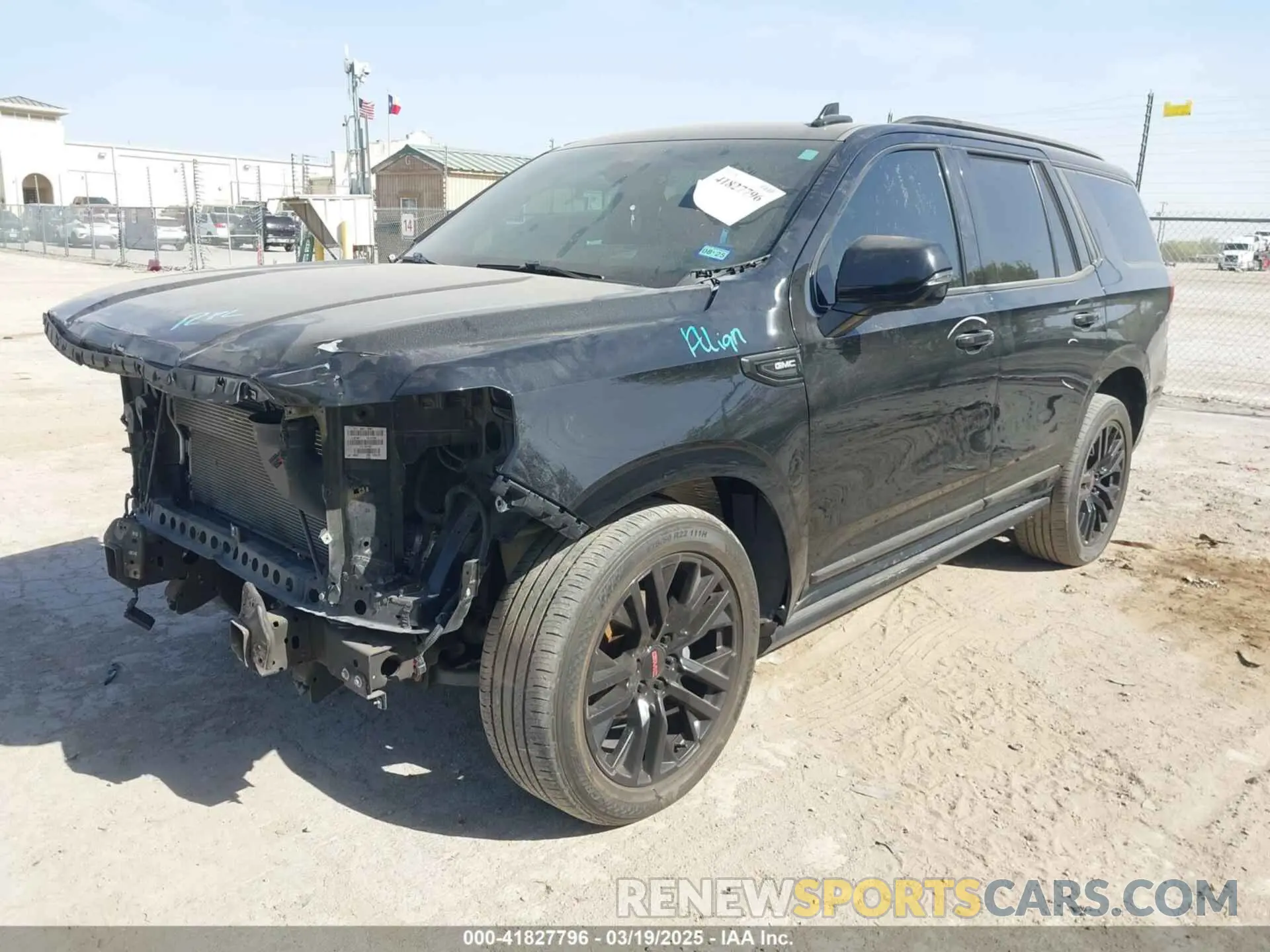2 Фотография поврежденного автомобиля 1GKS2DKL1MR202269 GMC YUKON 2021