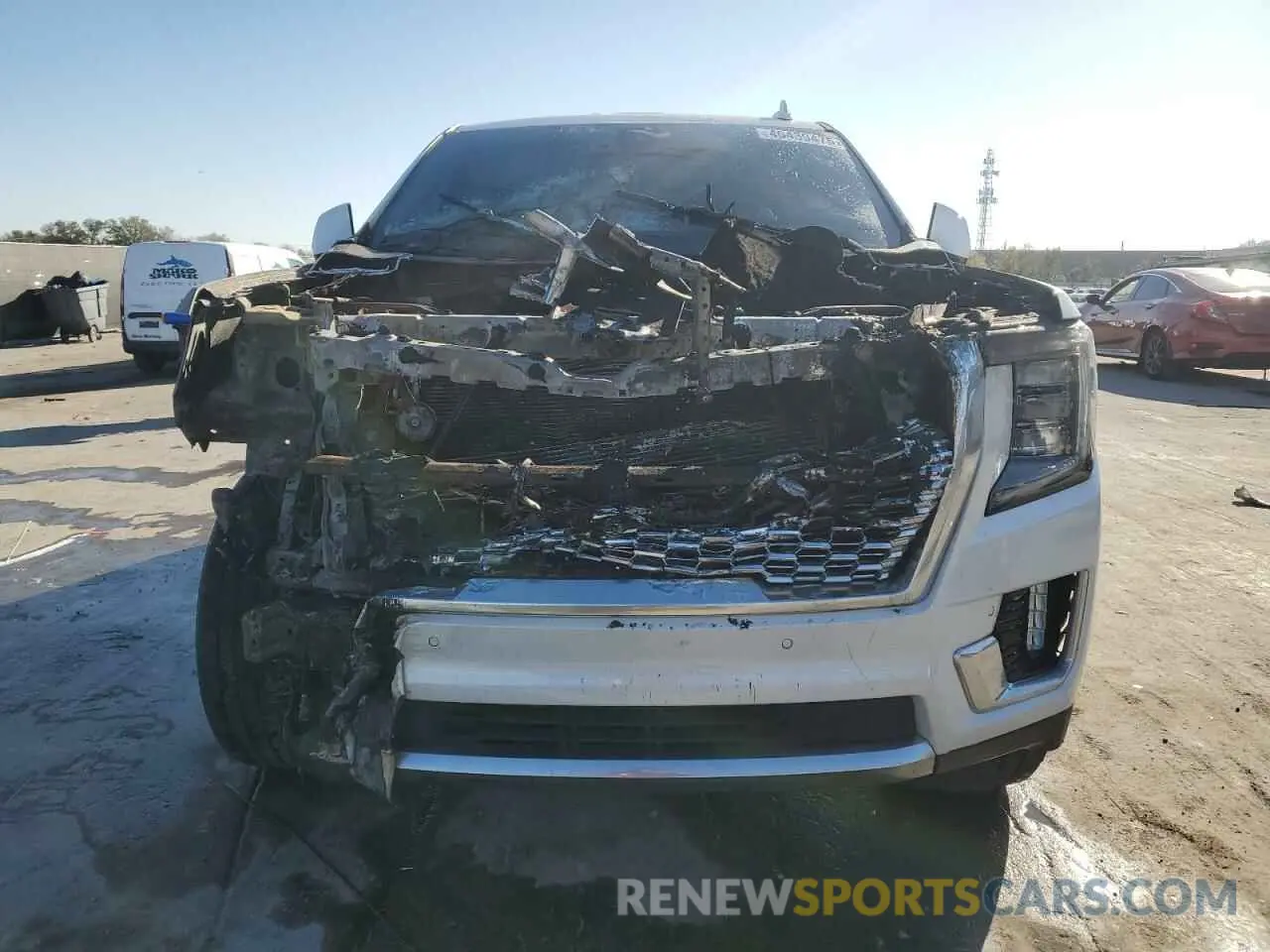 5 Фотография поврежденного автомобиля 1GKS2DKT7MR389596 GMC YUKON 2021