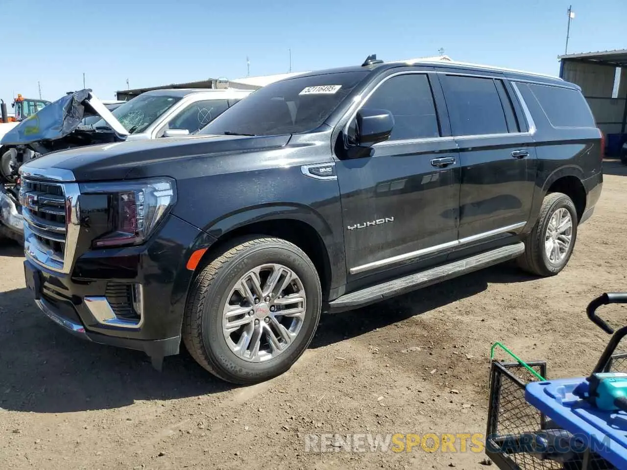 1 Фотография поврежденного автомобиля 1GKS2GKD5MR370474 GMC YUKON 2021
