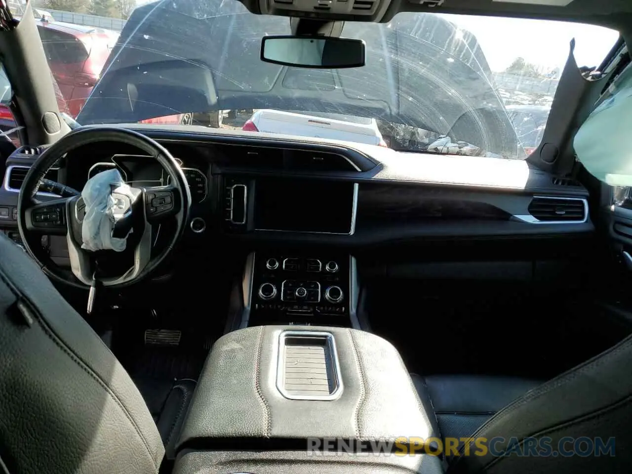 8 Фотография поврежденного автомобиля 1GKS2JKL8MR448914 GMC YUKON 2021