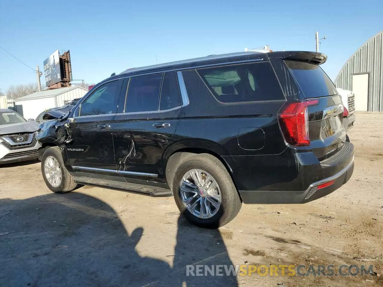2 Фотография поврежденного автомобиля 1GKS2BKD3NR318572 GMC YUKON 2022