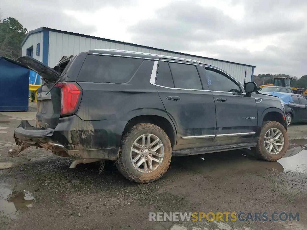 3 Фотография поврежденного автомобиля 1GKS2BKD4NR350432 GMC YUKON 2022