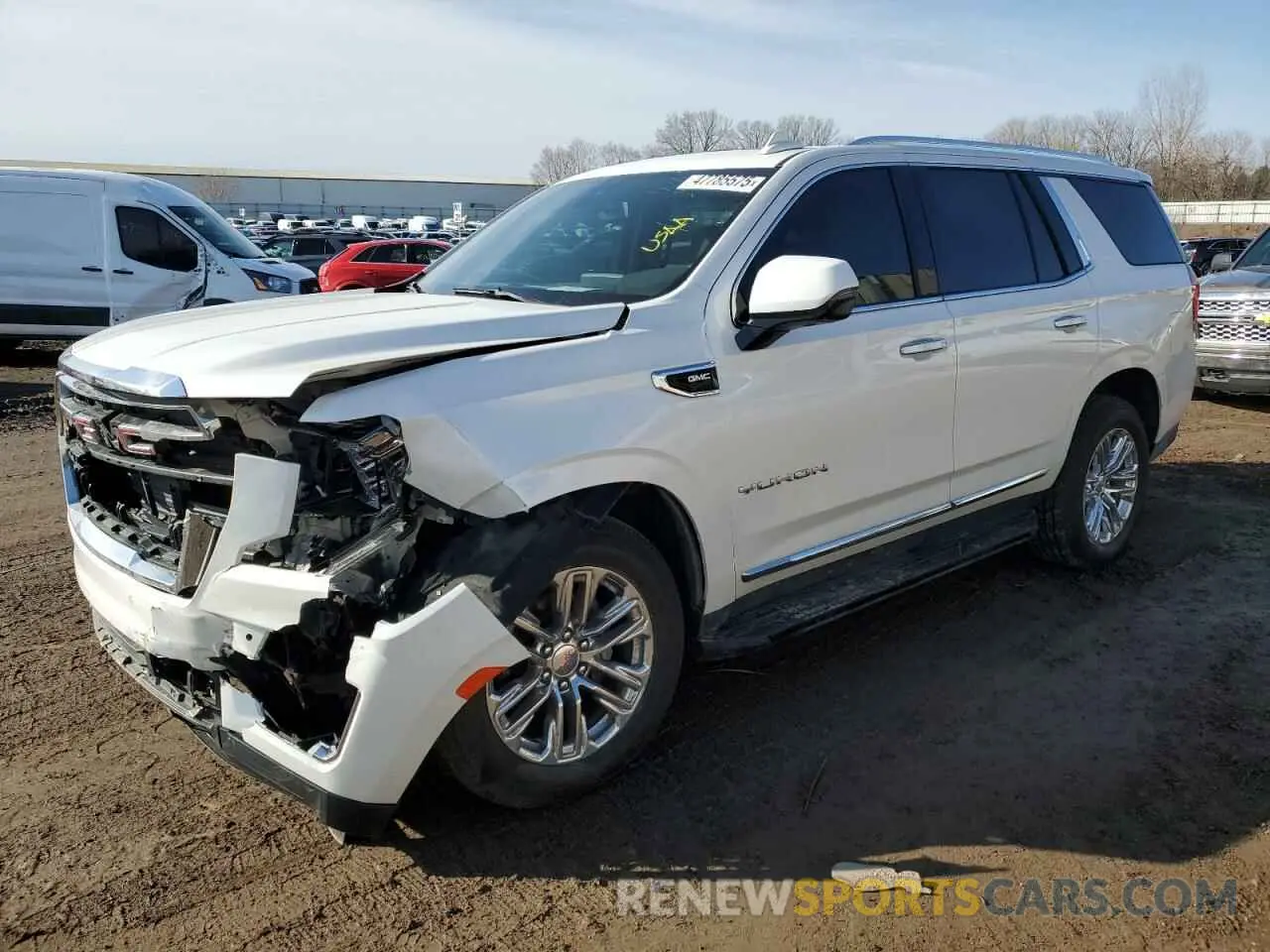 1 Фотография поврежденного автомобиля 1GKS2BKD7NR352028 GMC YUKON 2022