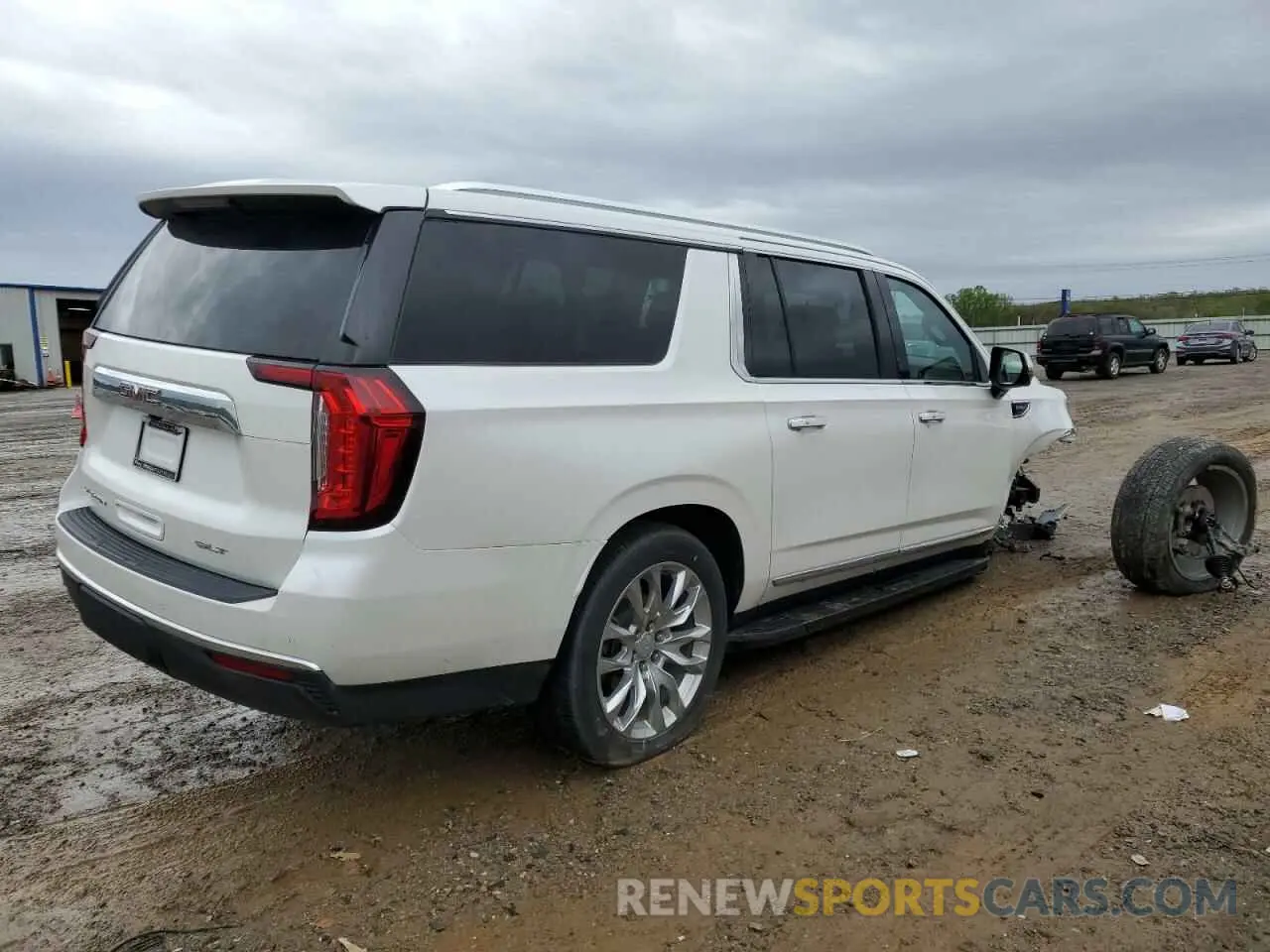 3 Фотография поврежденного автомобиля 1GKS2GKD0NR112073 GMC YUKON 2022