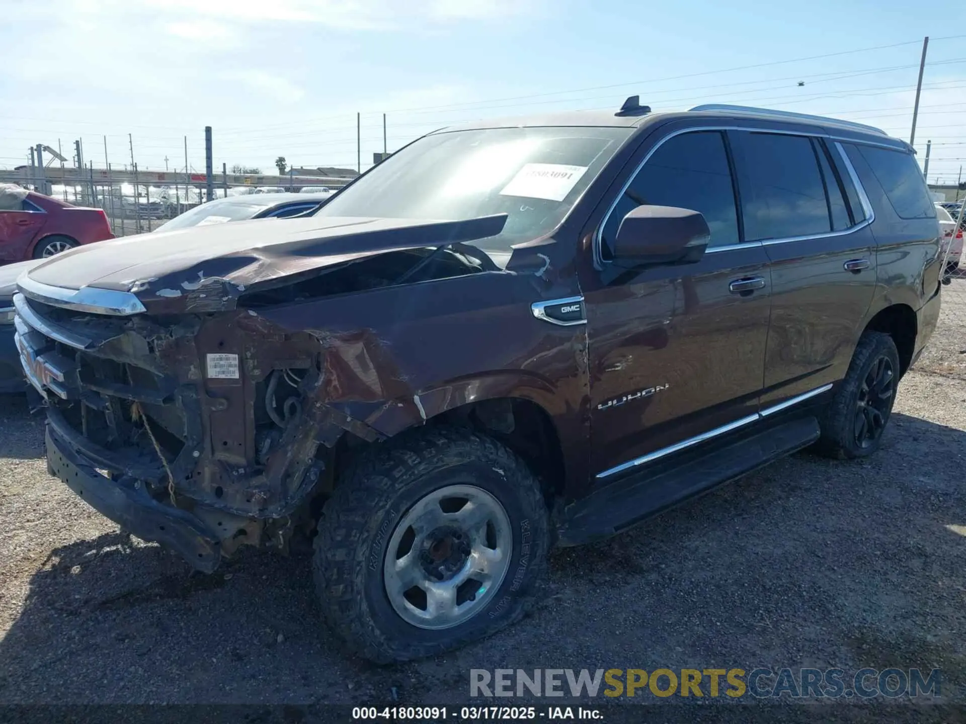 2 Фотография поврежденного автомобиля 1GKS1BKD8PR529871 GMC YUKON 2023