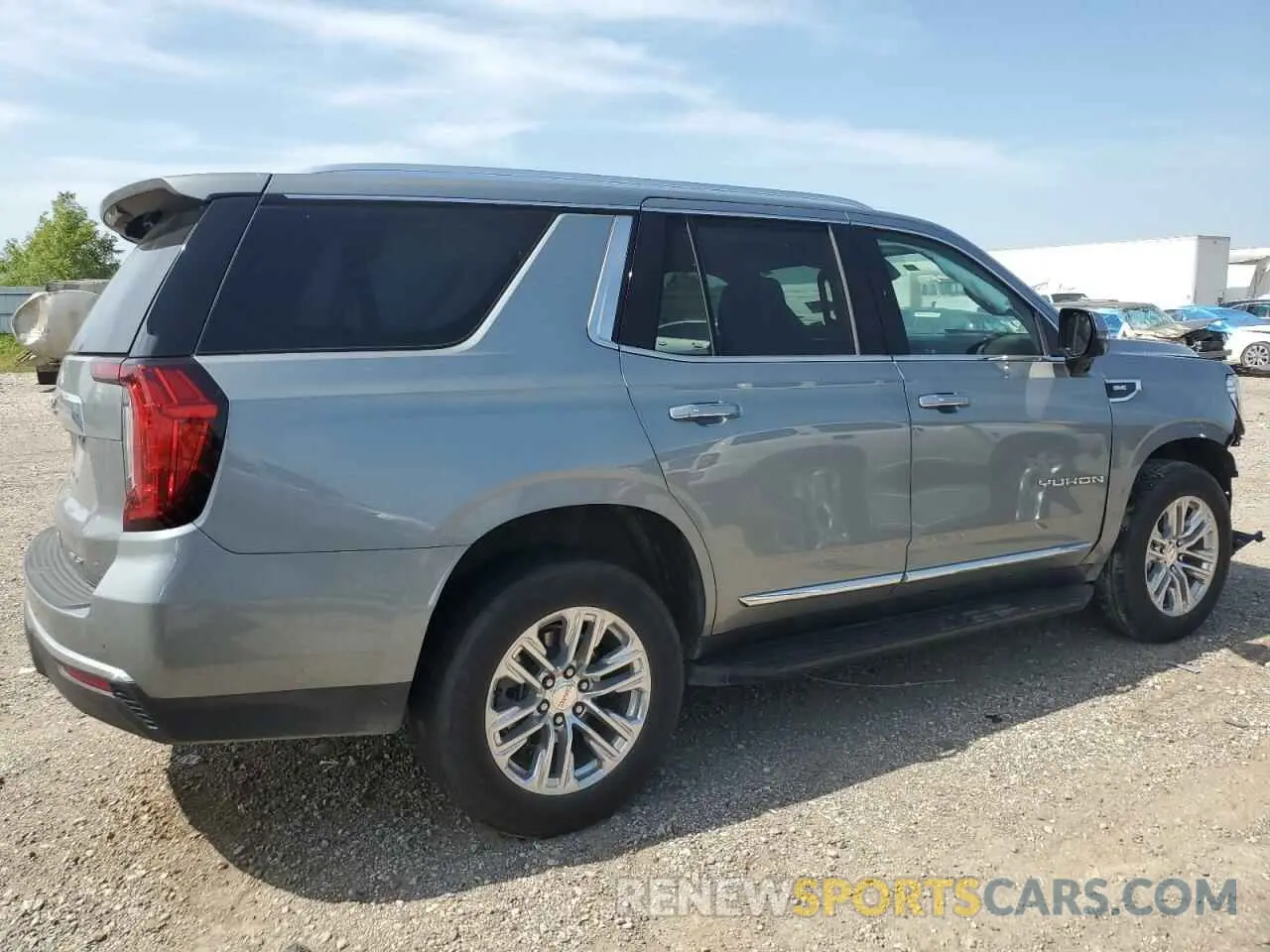 3 Фотография поврежденного автомобиля 1GKS1BKDXPR313617 GMC YUKON 2023