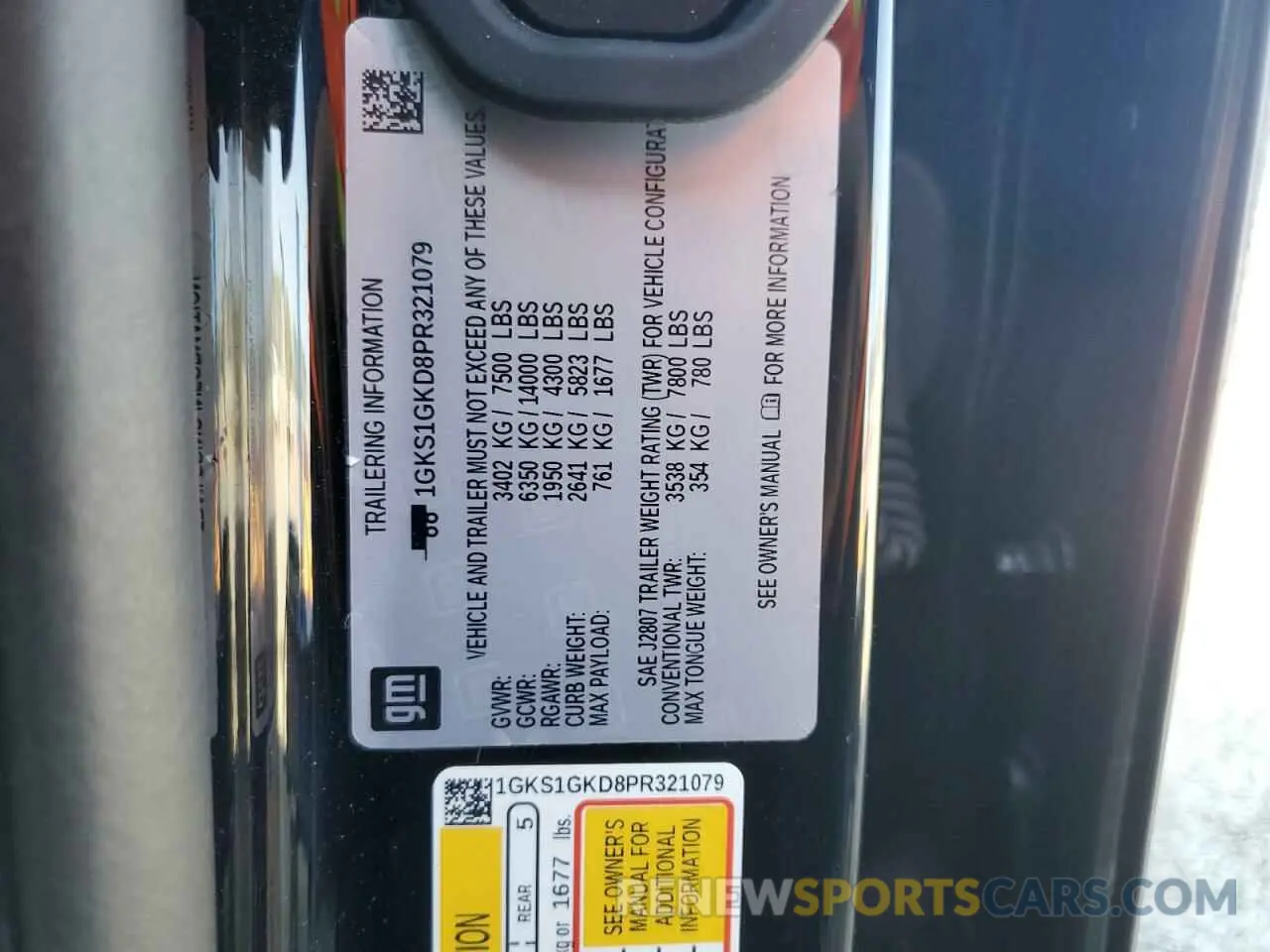 13 Фотография поврежденного автомобиля 1GKS1GKD8PR321079 GMC YUKON 2023