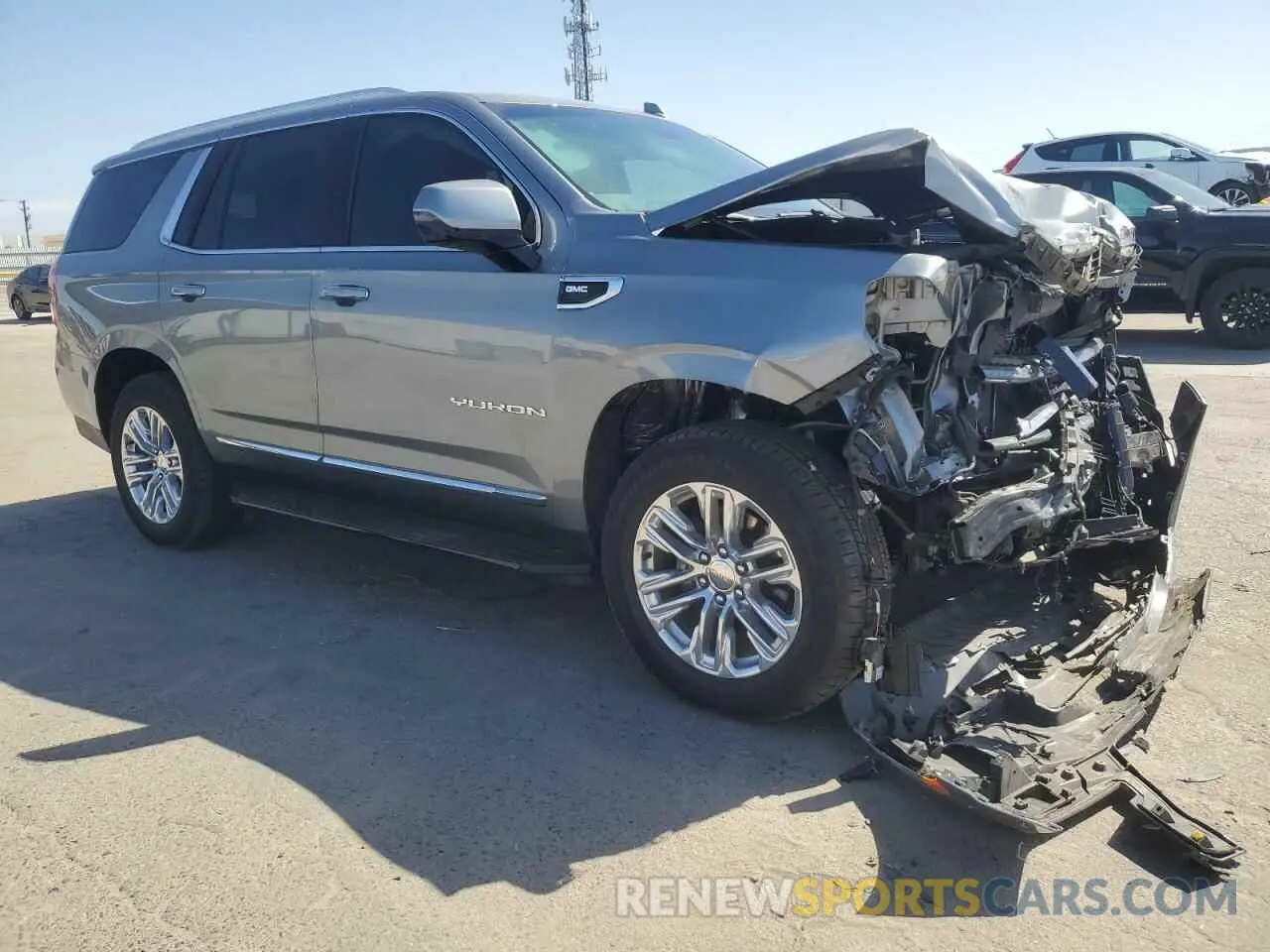 4 Фотография поврежденного автомобиля 1GKS2BKD0PR532681 GMC YUKON 2023
