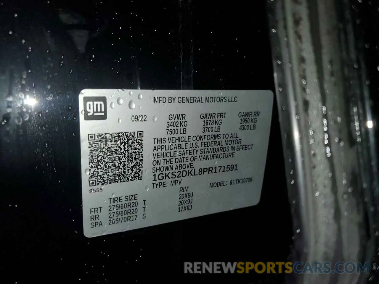 13 Фотография поврежденного автомобиля 1GKS2DKL8PR171591 GMC YUKON 2023