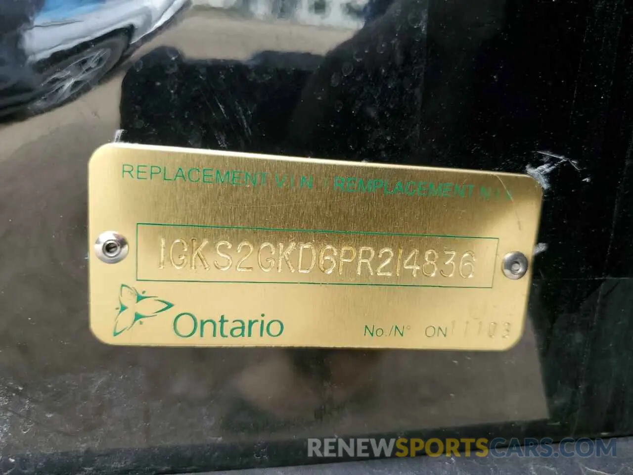 13 Photograph of a damaged car 1GKS2GKD6PR214836 GMC YUKON 2023