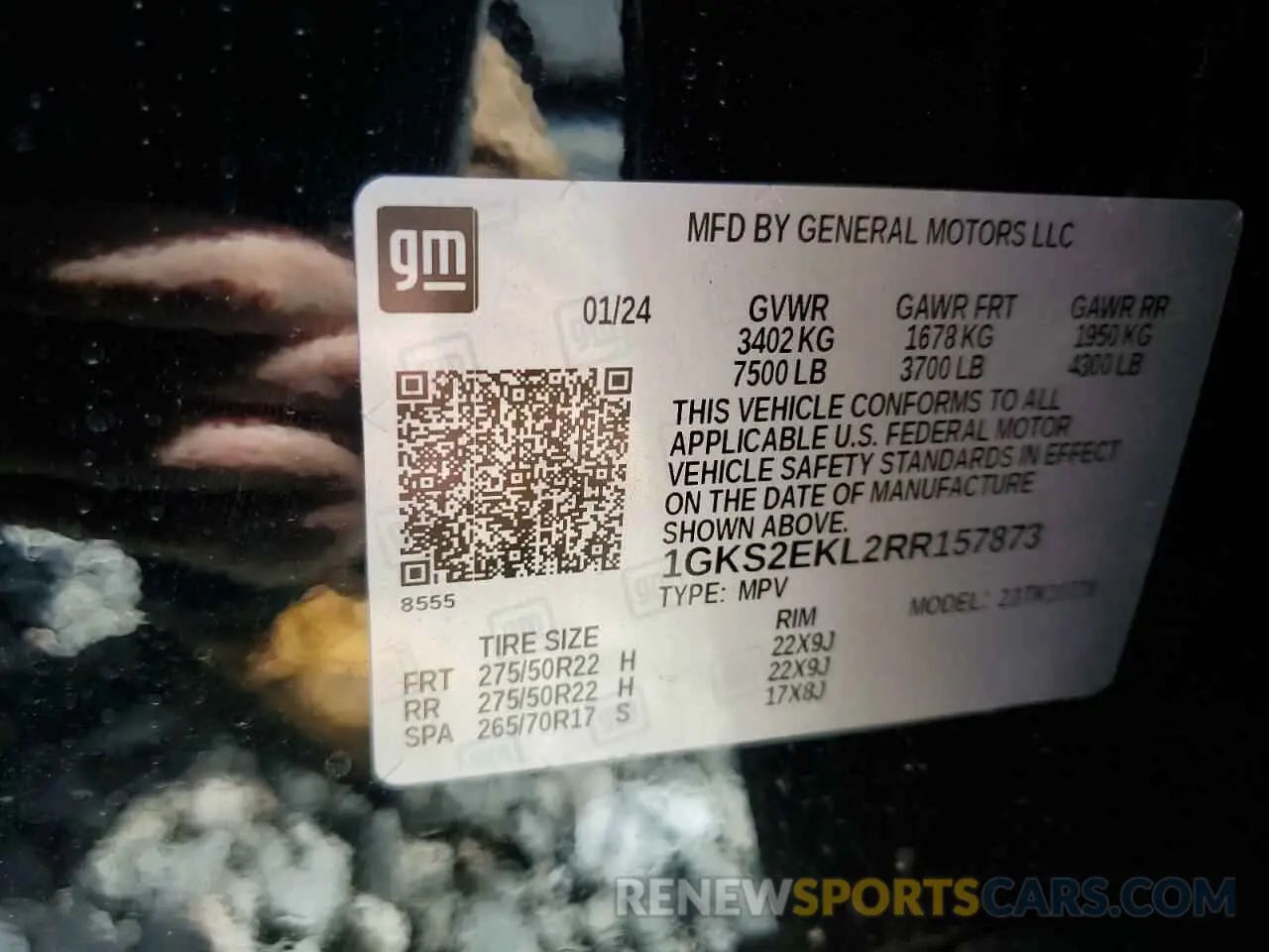 13 Фотография поврежденного автомобиля 1GKS2EKL2RR157873 GMC YUKON 2024