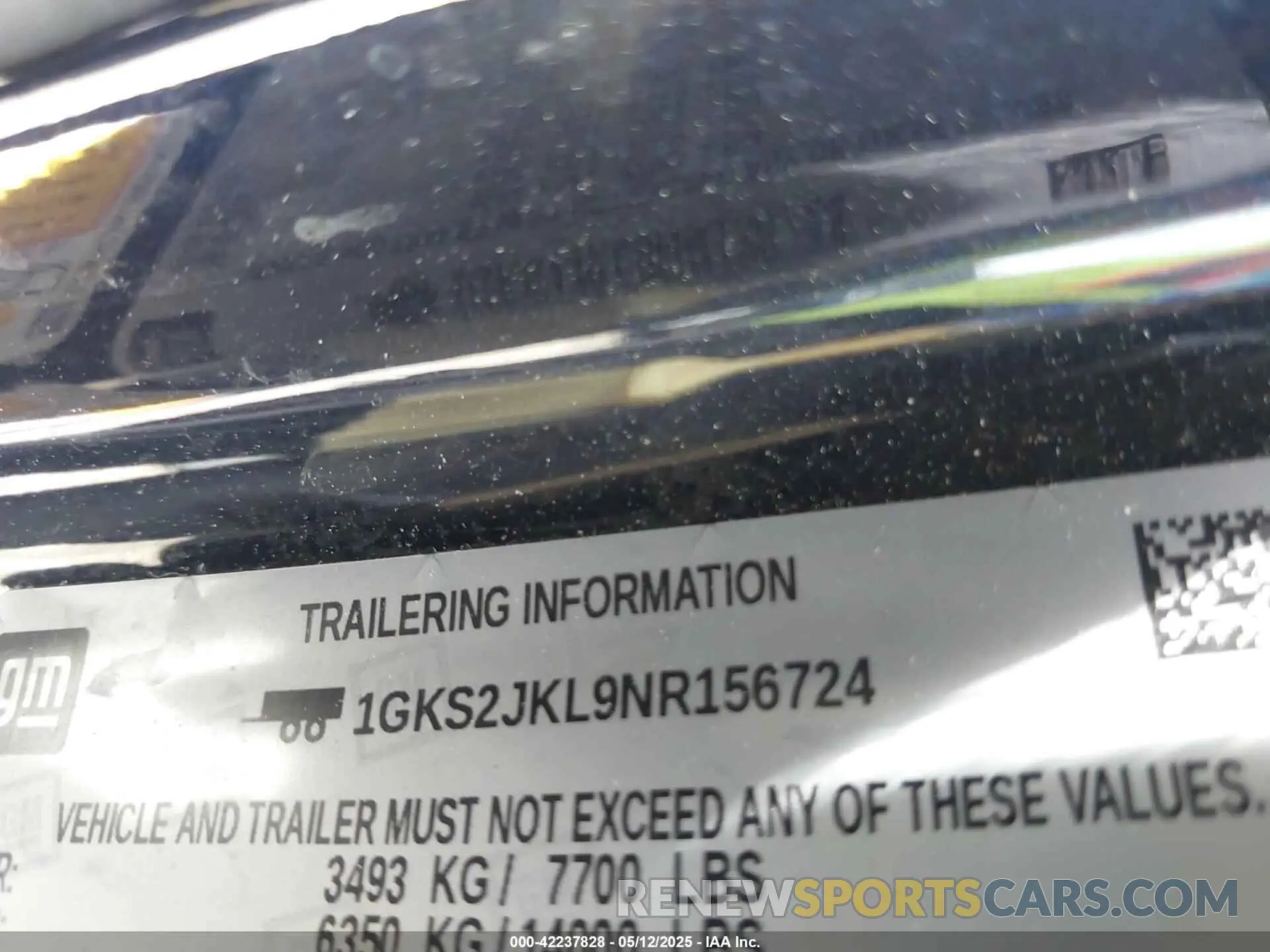 9 Photograph of a damaged car 1GKS2JKL9NR156724 GMC YUKON XL 2022