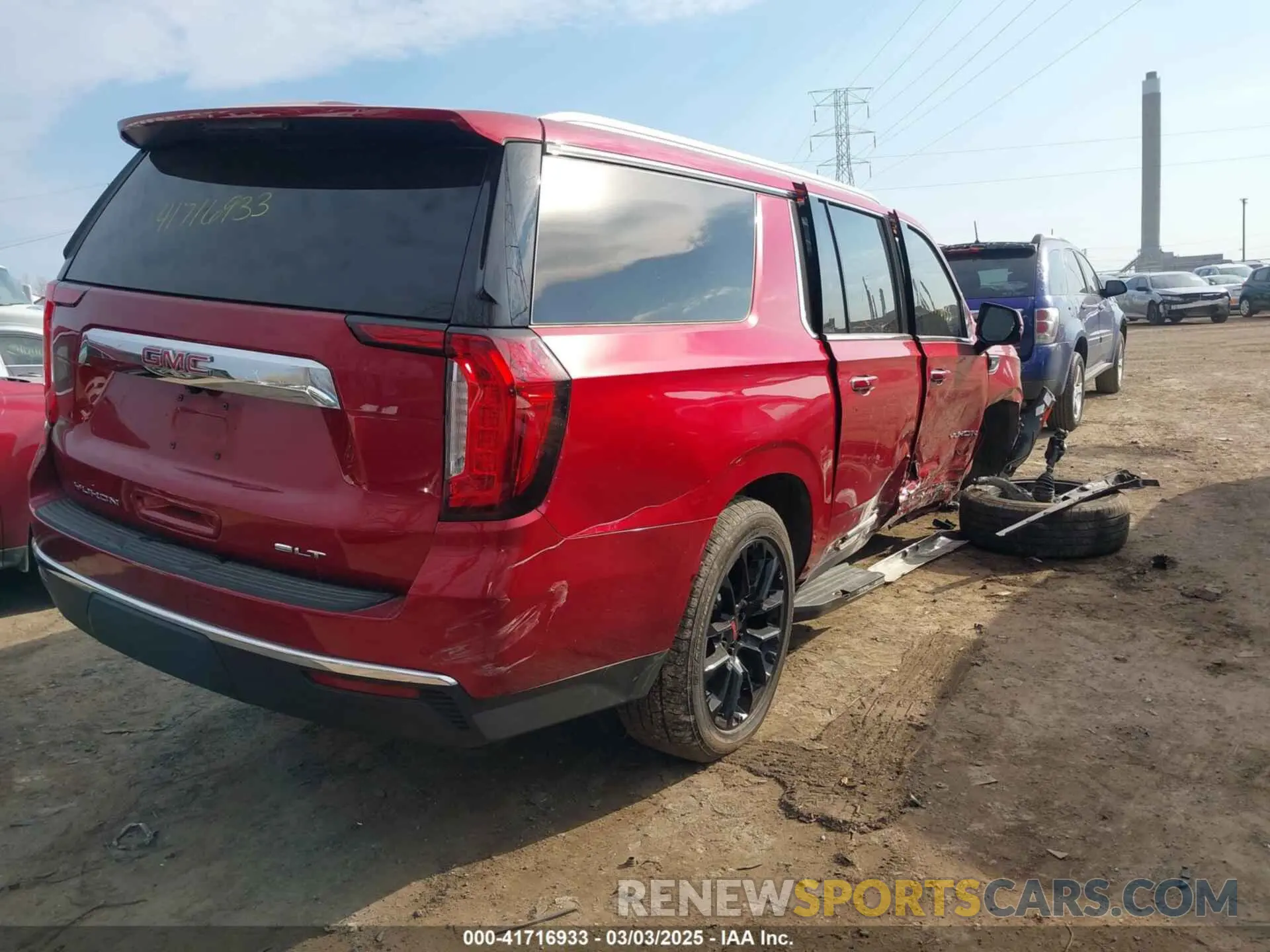 4 Фотография поврежденного автомобиля 1GKS2GKDXPR314163 GMC YUKON XL 2023