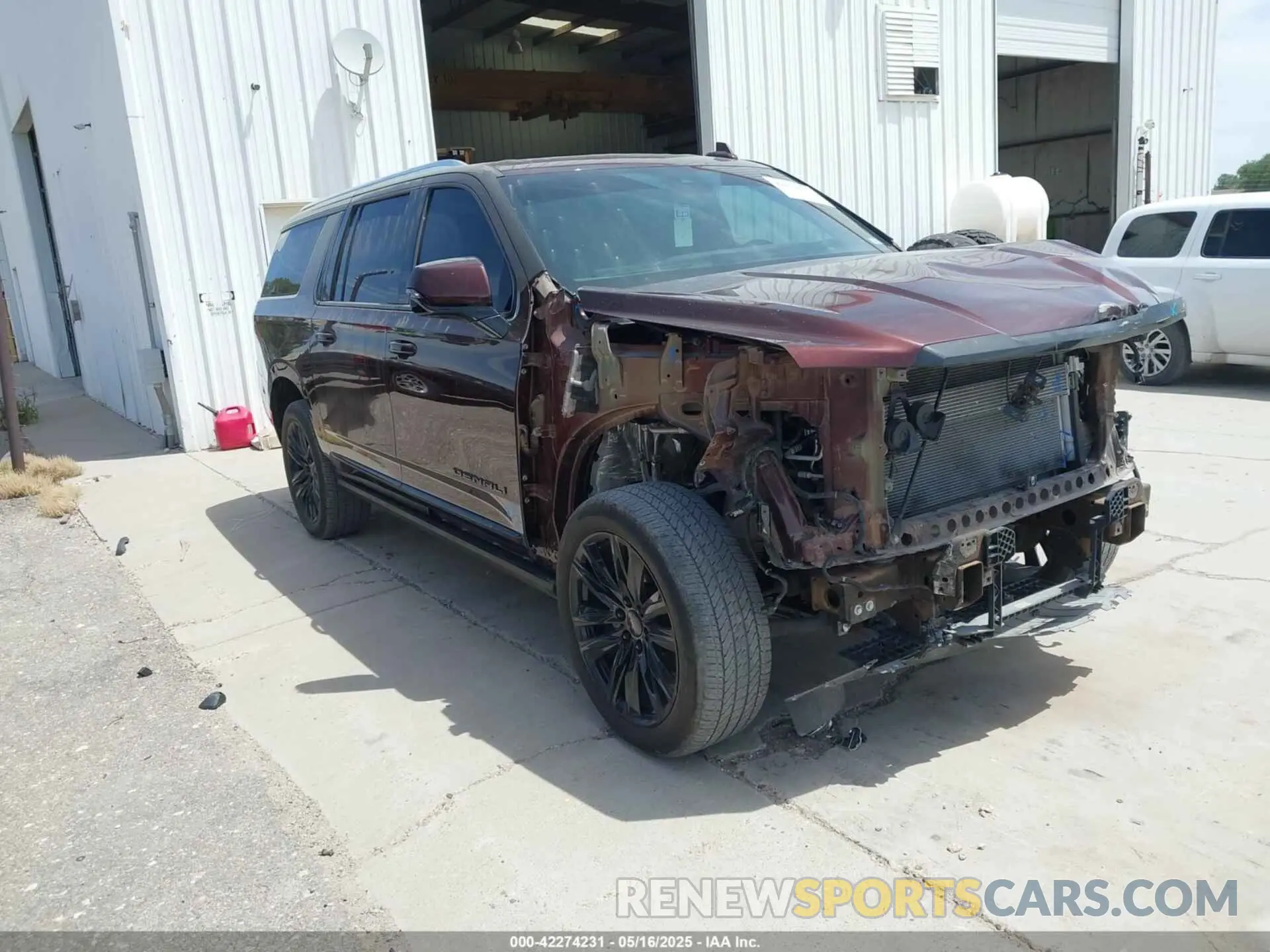 1 Photograph of a damaged car 1GKS2JKL4PR280242 GMC YUKON XL 2023