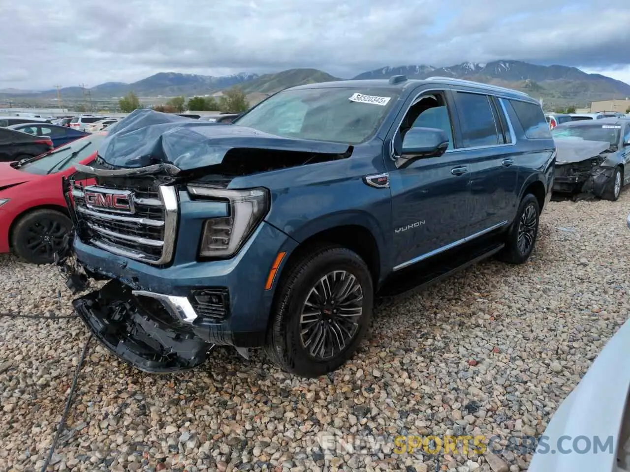 1 Photograph of a damaged car 1GKS2GRD5SR136872 GMC YUKON XL E 2025