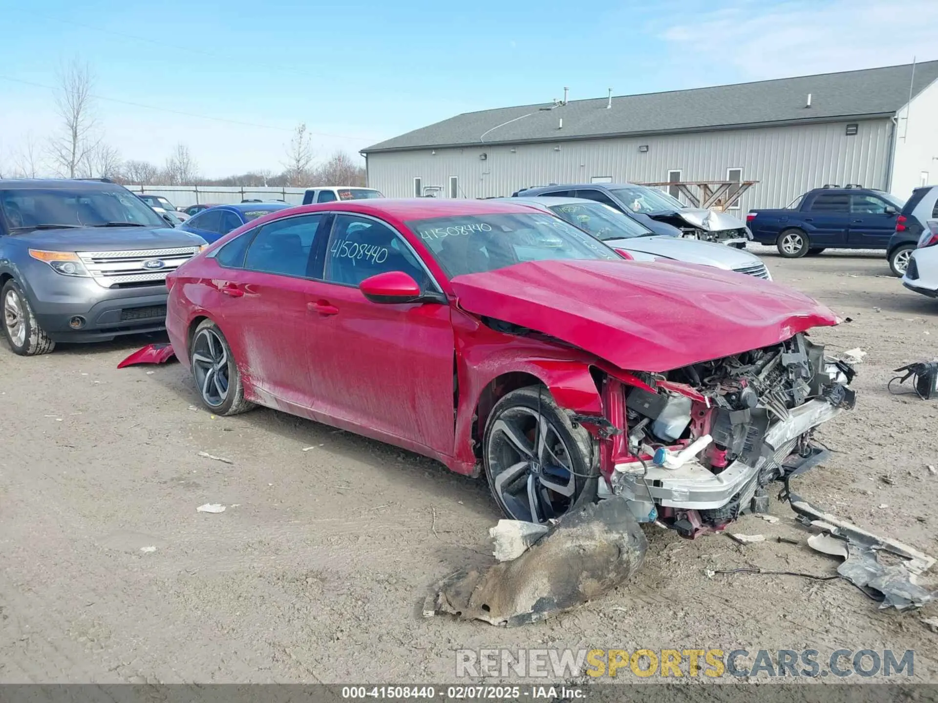 1 Photograph of a damaged car 1HGCV1E3XKA046053 HONDA ACCORD 2019
