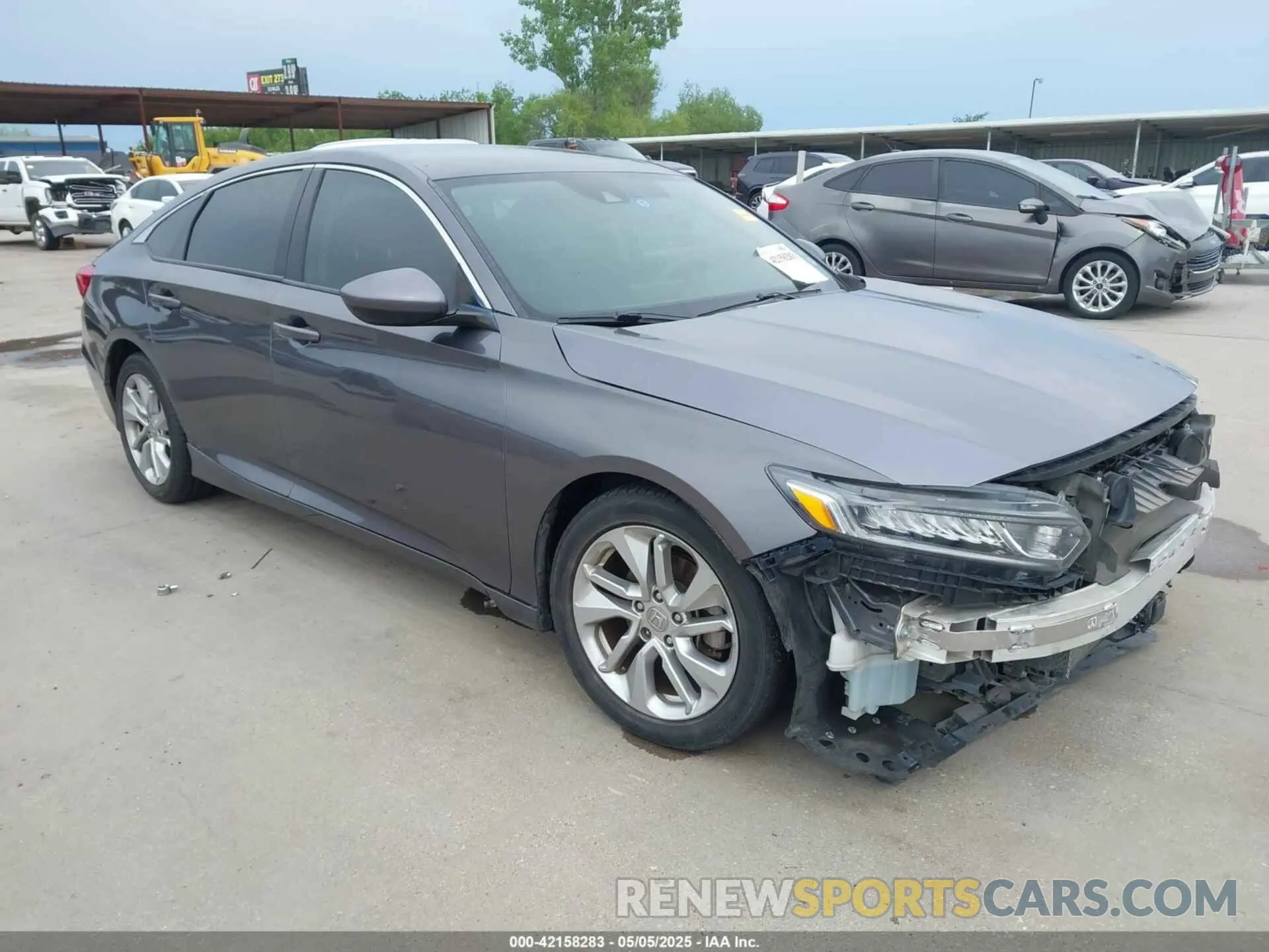 1 Photograph of a damaged car 1HGCV1F10KA027766 HONDA ACCORD 2019