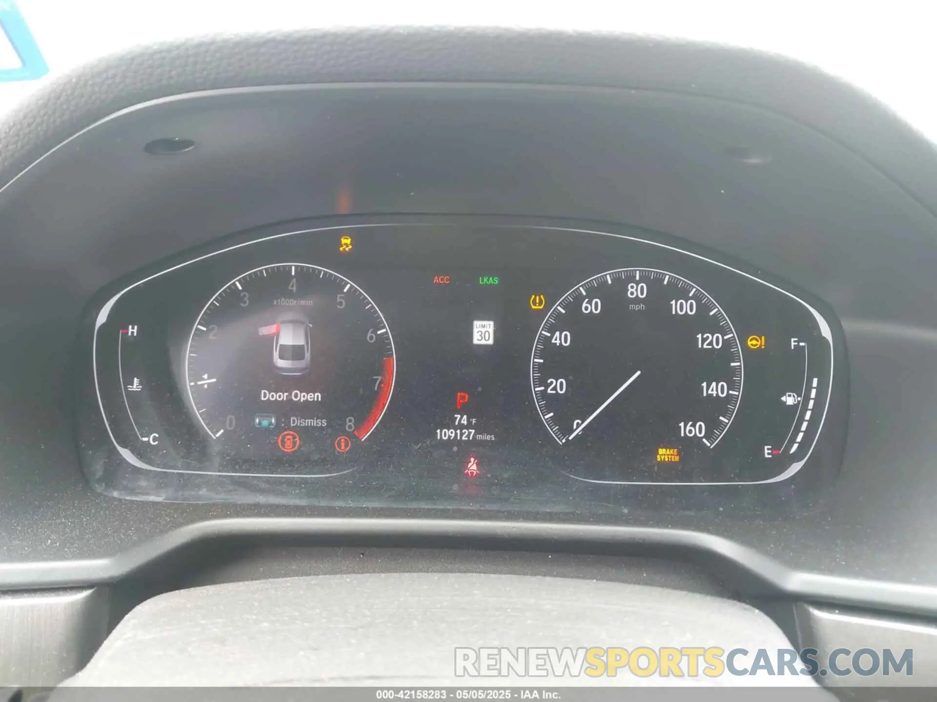7 Photograph of a damaged car 1HGCV1F10KA027766 HONDA ACCORD 2019
