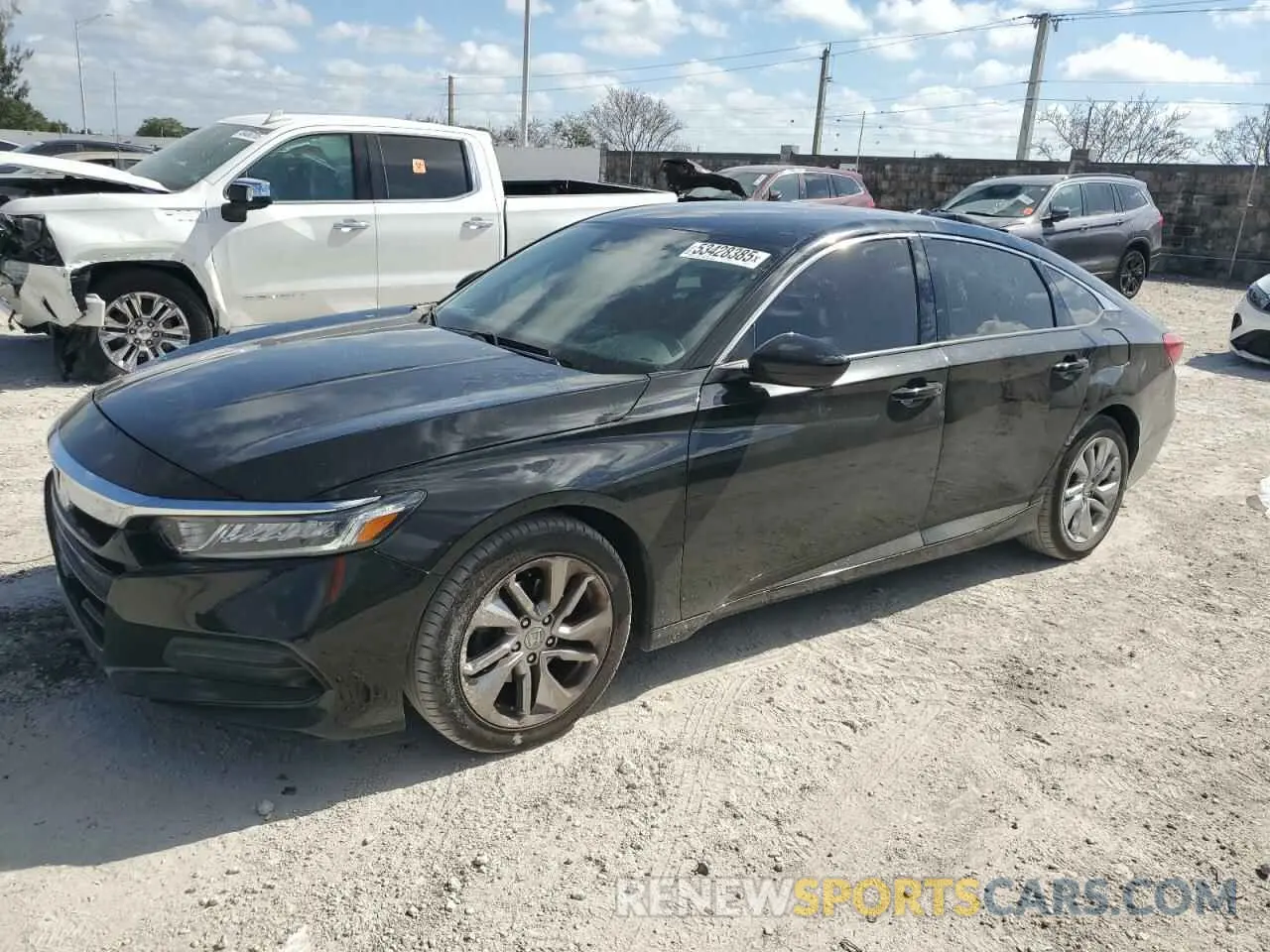 1 Photograph of a damaged car 1HGCV1F10KA033650 HONDA ACCORD 2019