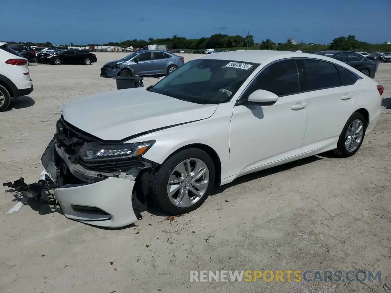 1 Photograph of a damaged car 1HGCV1F10KA128483 HONDA ACCORD 2019