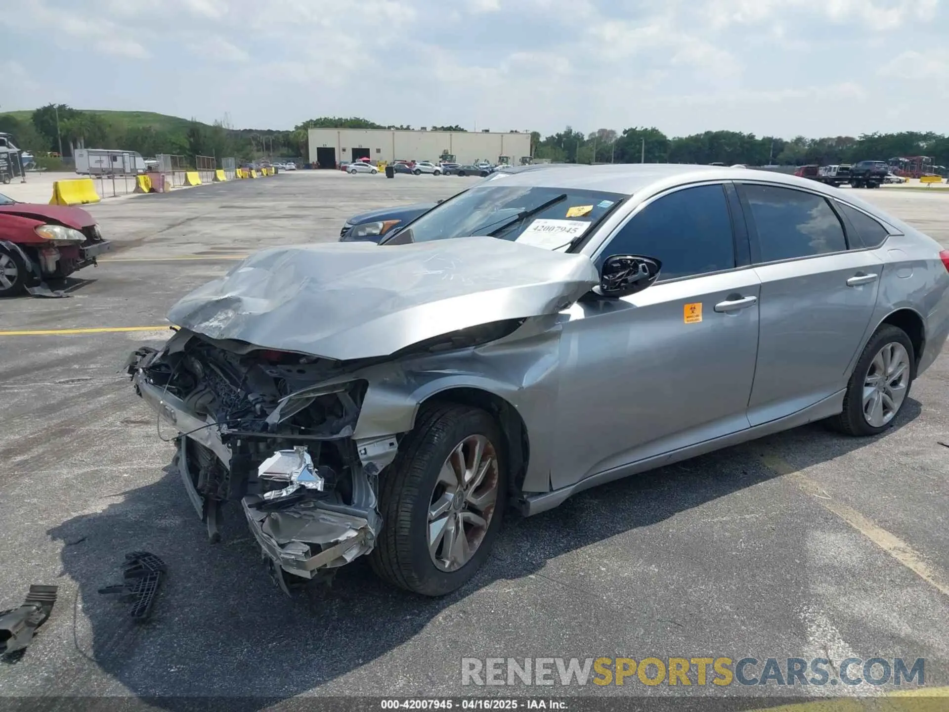 2 Photograph of a damaged car 1HGCV1F10KA135918 HONDA ACCORD 2019
