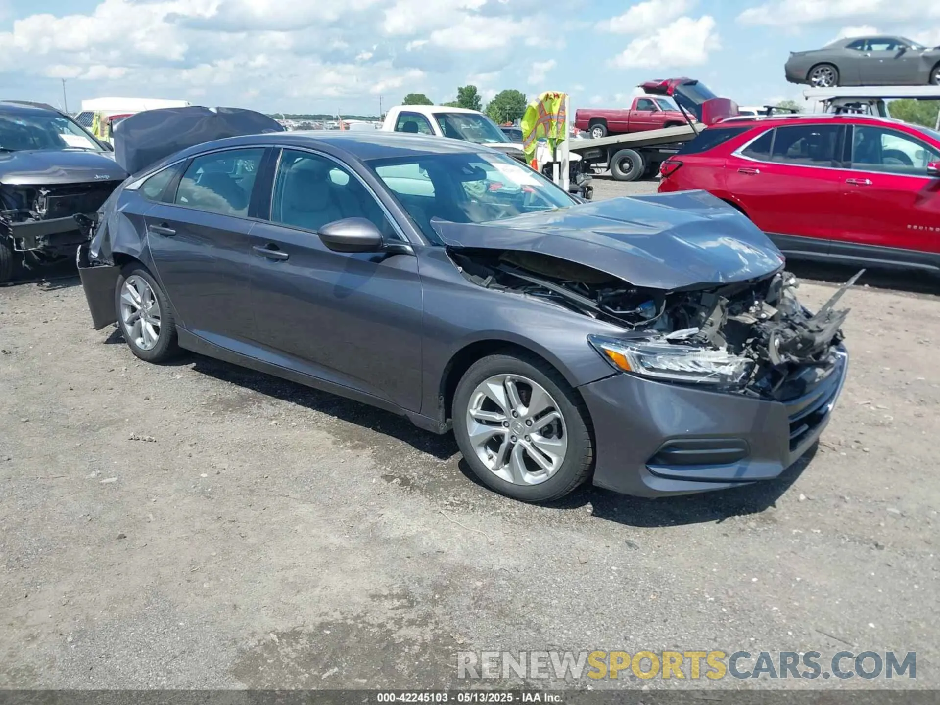 1 Photograph of a damaged car 1HGCV1F11KA049856 HONDA ACCORD 2019