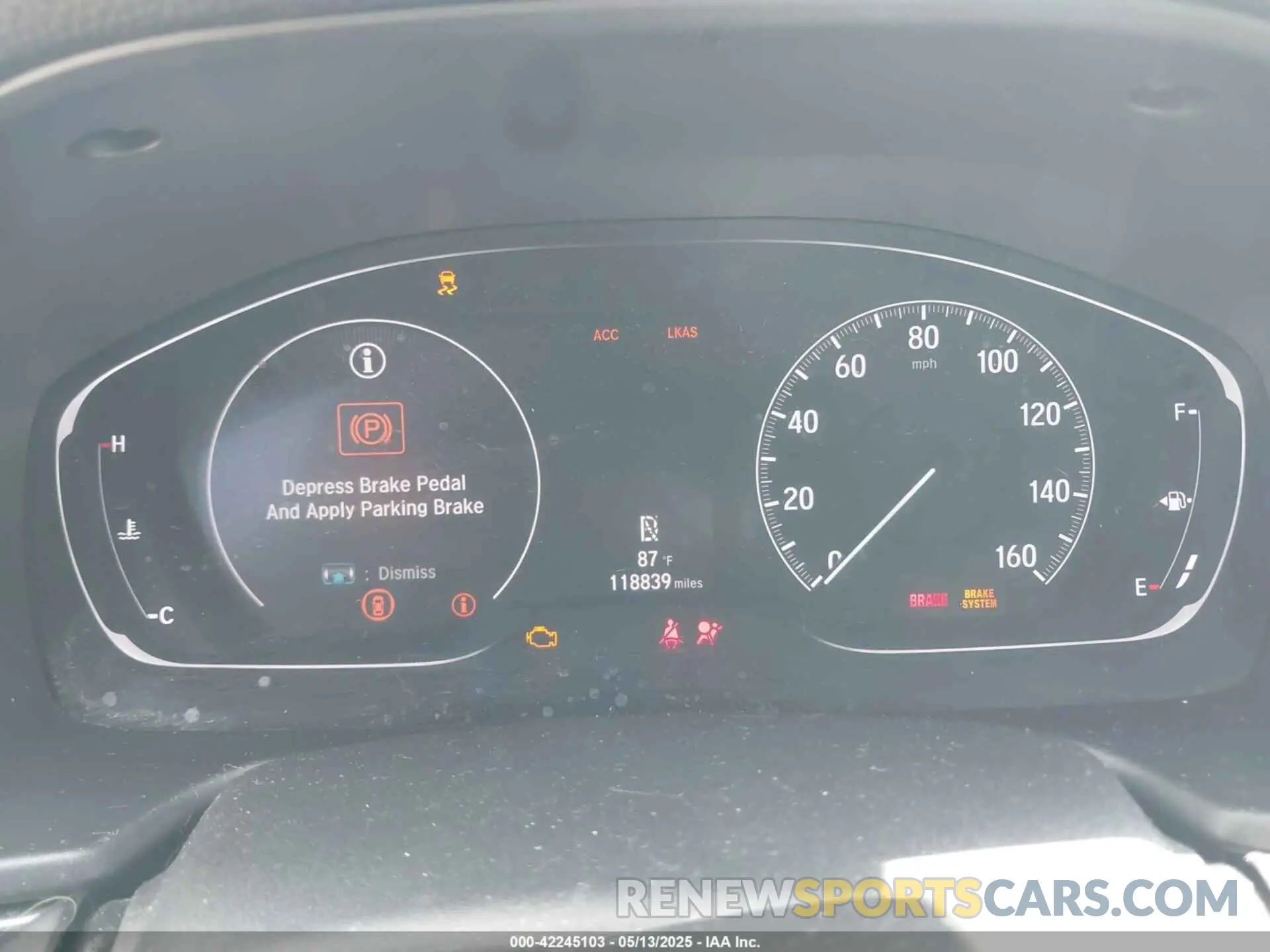 7 Photograph of a damaged car 1HGCV1F11KA049856 HONDA ACCORD 2019