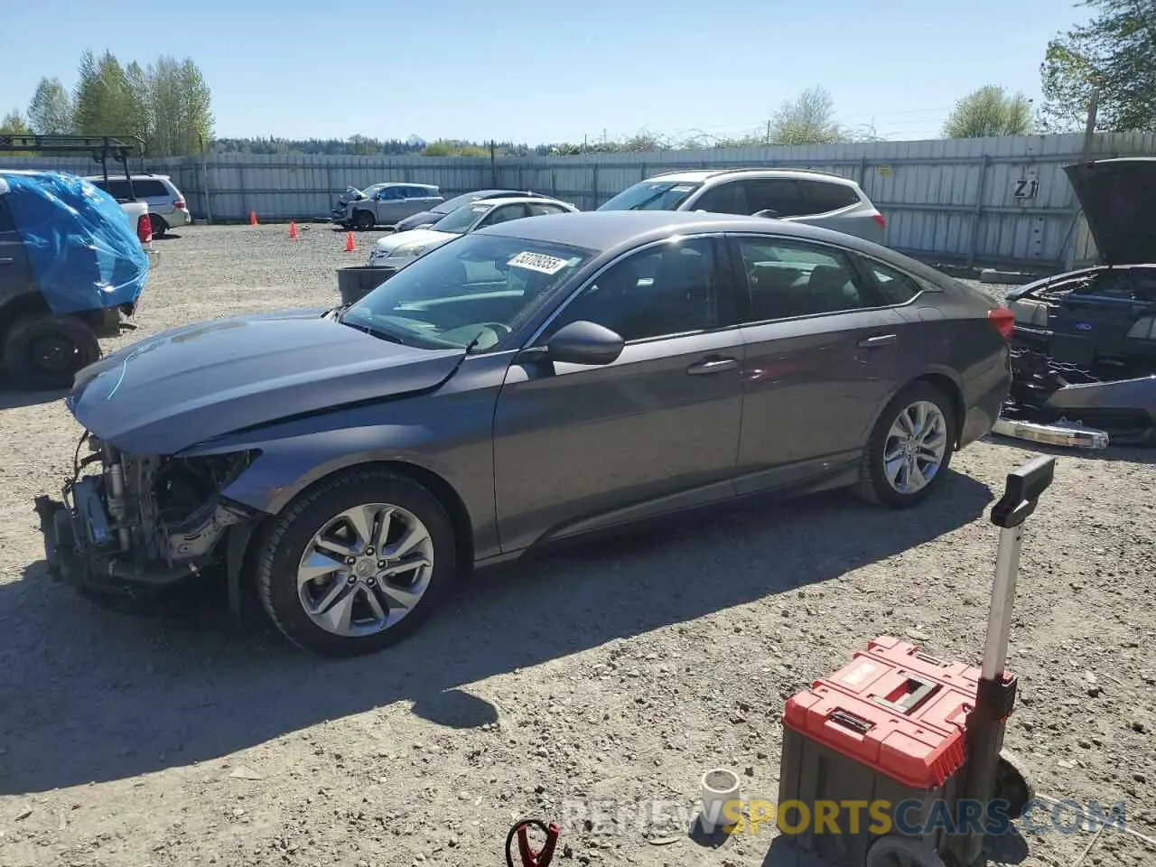 1 Photograph of a damaged car 1HGCV1F11KA172055 HONDA ACCORD 2019