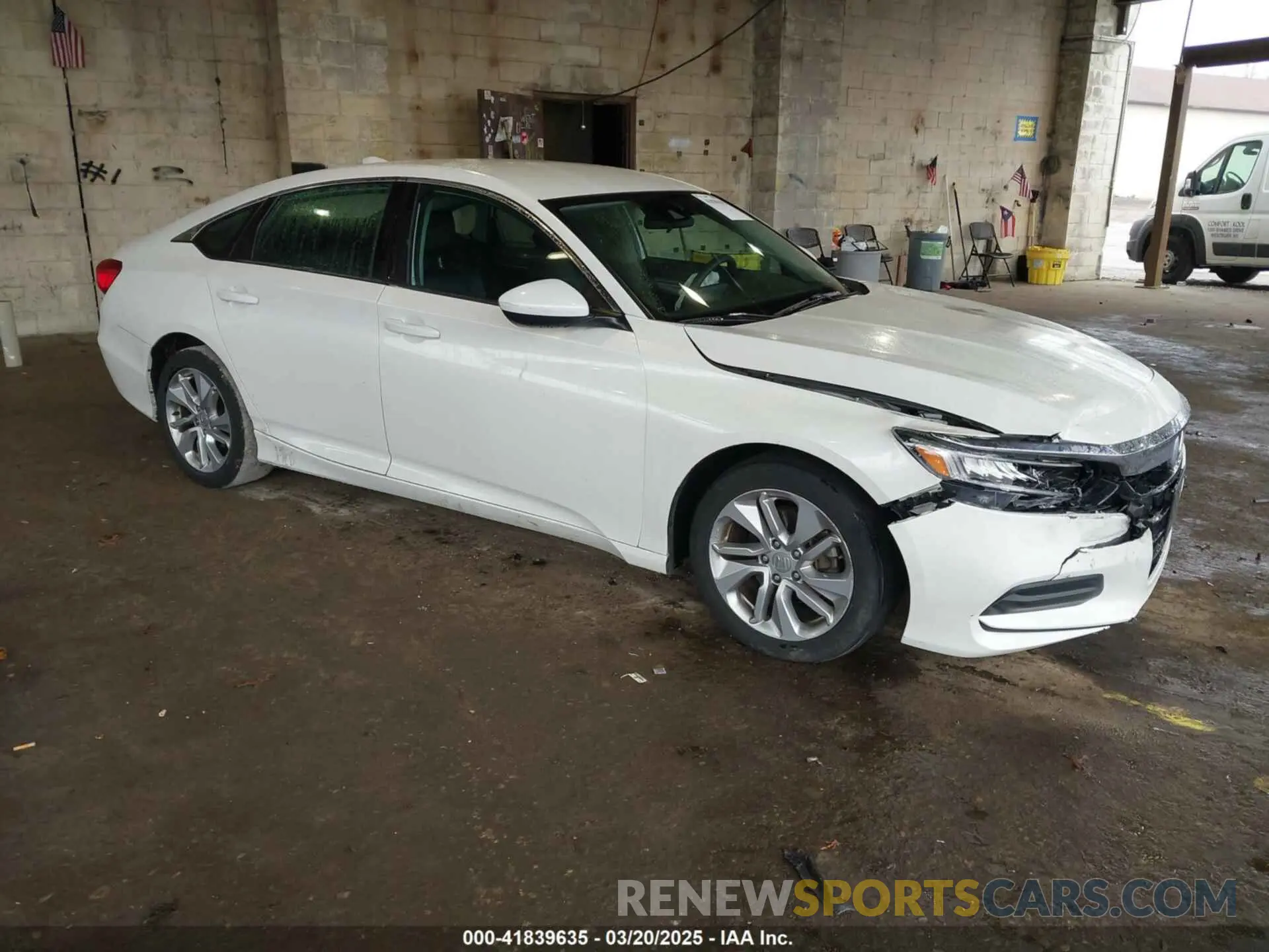 1 Photograph of a damaged car 1HGCV1F12KA135001 HONDA ACCORD 2019