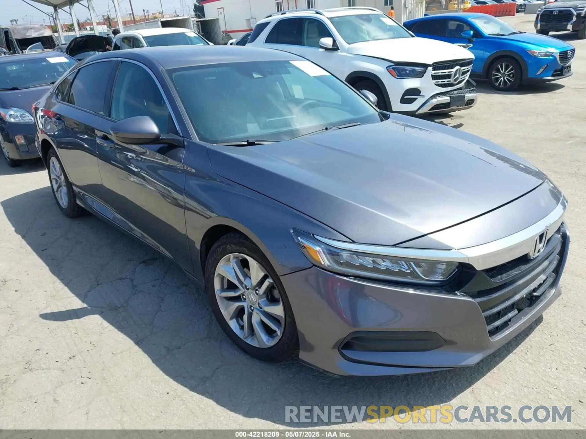 1 Photograph of a damaged car 1HGCV1F14KA120824 HONDA ACCORD 2019