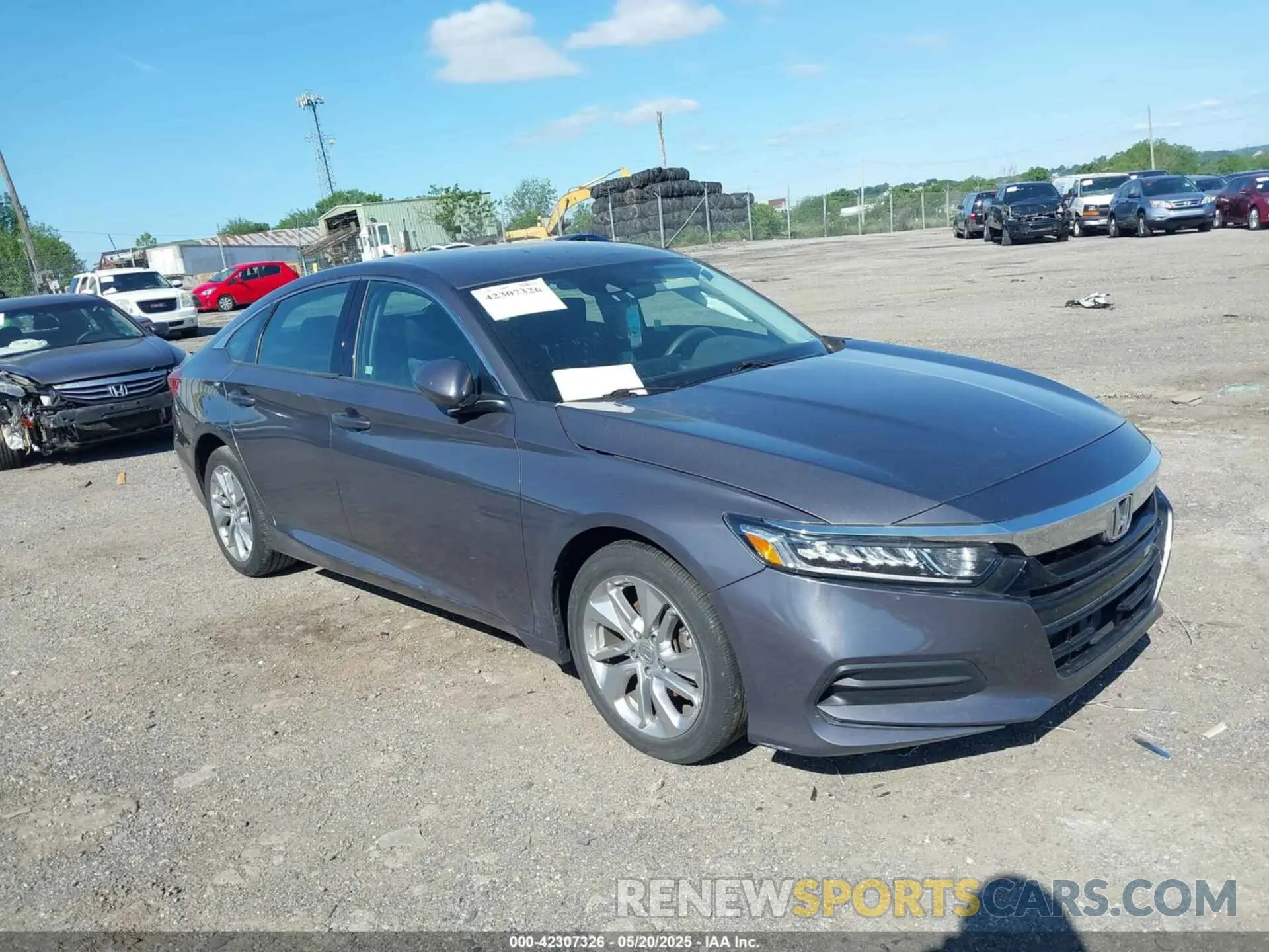 1 Photograph of a damaged car 1HGCV1F15KA026225 HONDA ACCORD 2019