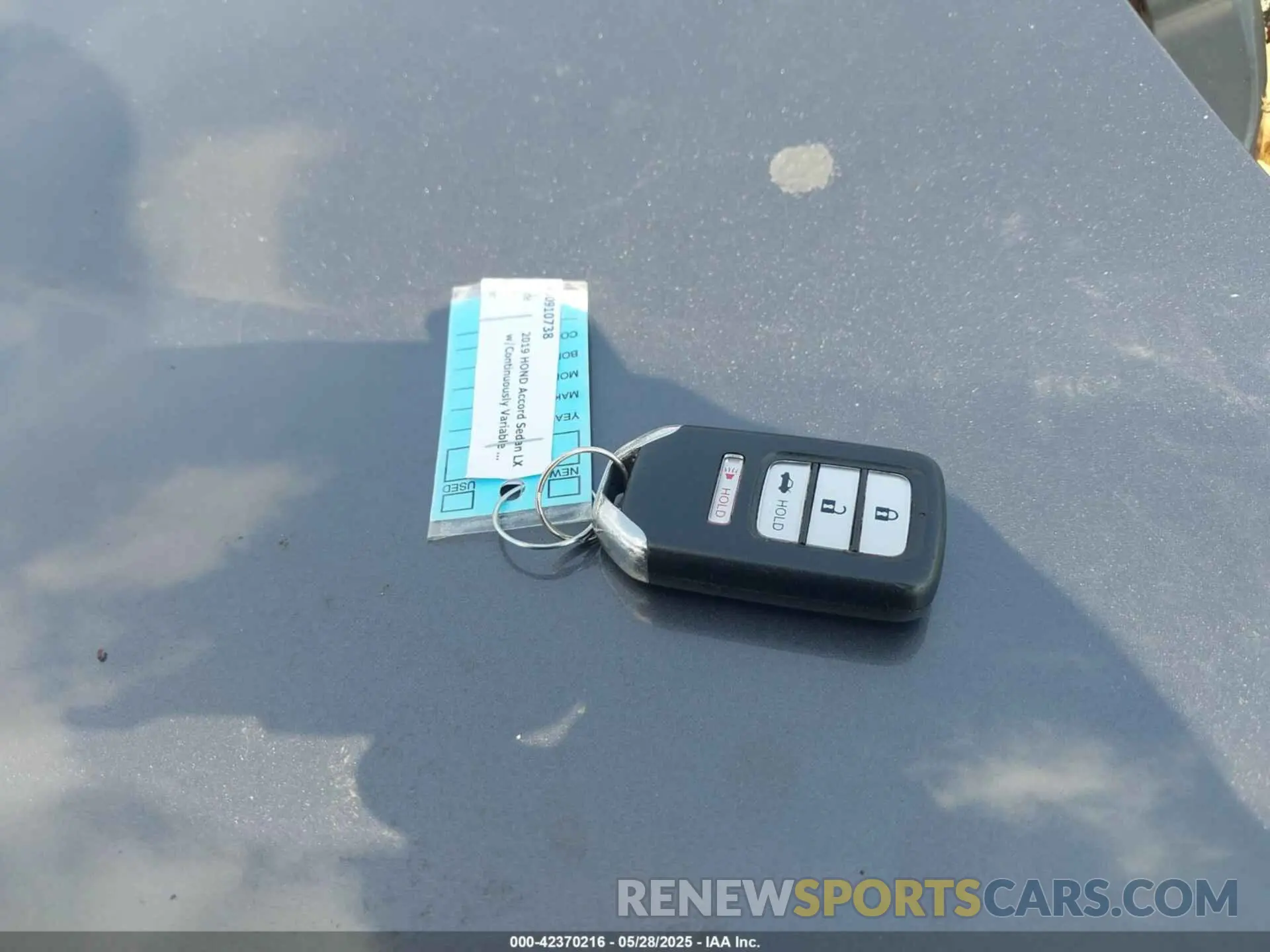 11 Photograph of a damaged car 1HGCV1F15KA026323 HONDA ACCORD 2019