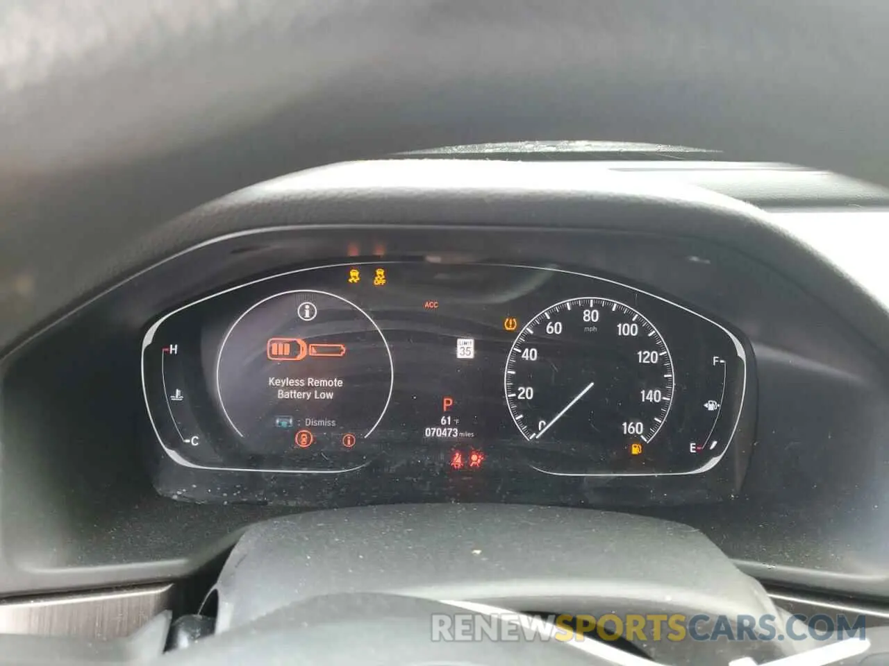 9 Photograph of a damaged car 1HGCV1F16KA005934 HONDA ACCORD 2019