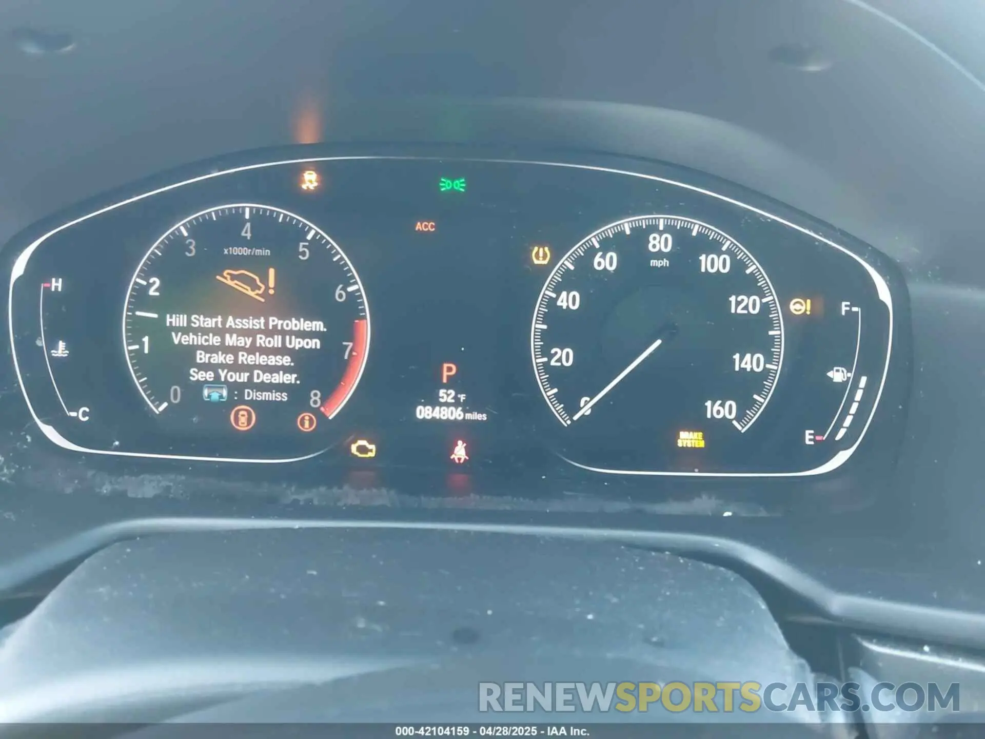 7 Photograph of a damaged car 1HGCV1F16KA126995 HONDA ACCORD 2019