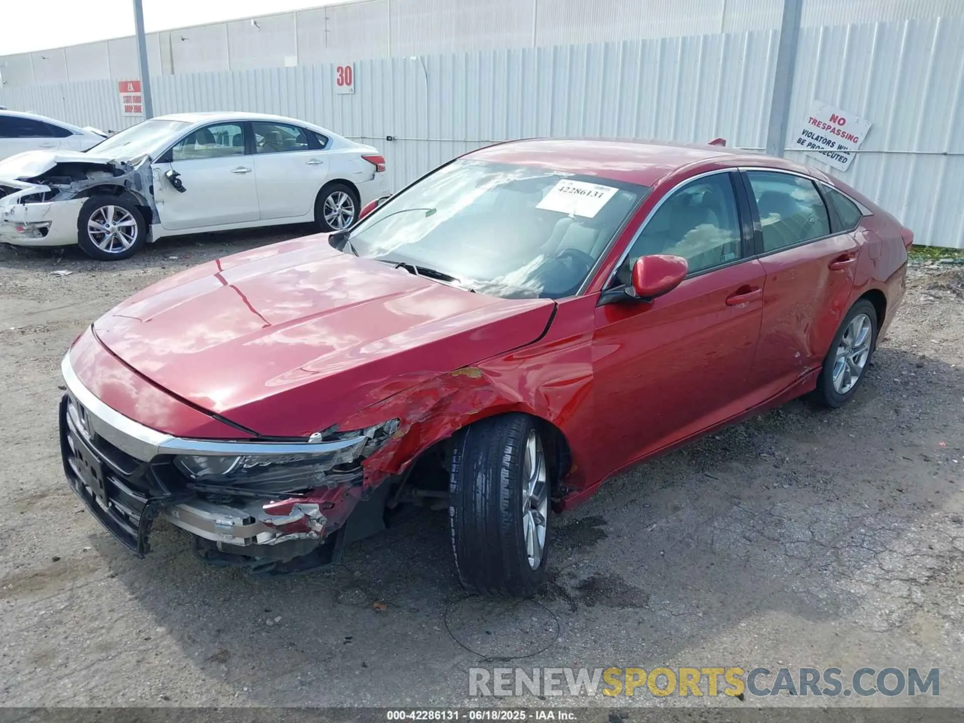 2 Photograph of a damaged car 1HGCV1F17KA038022 HONDA ACCORD 2019