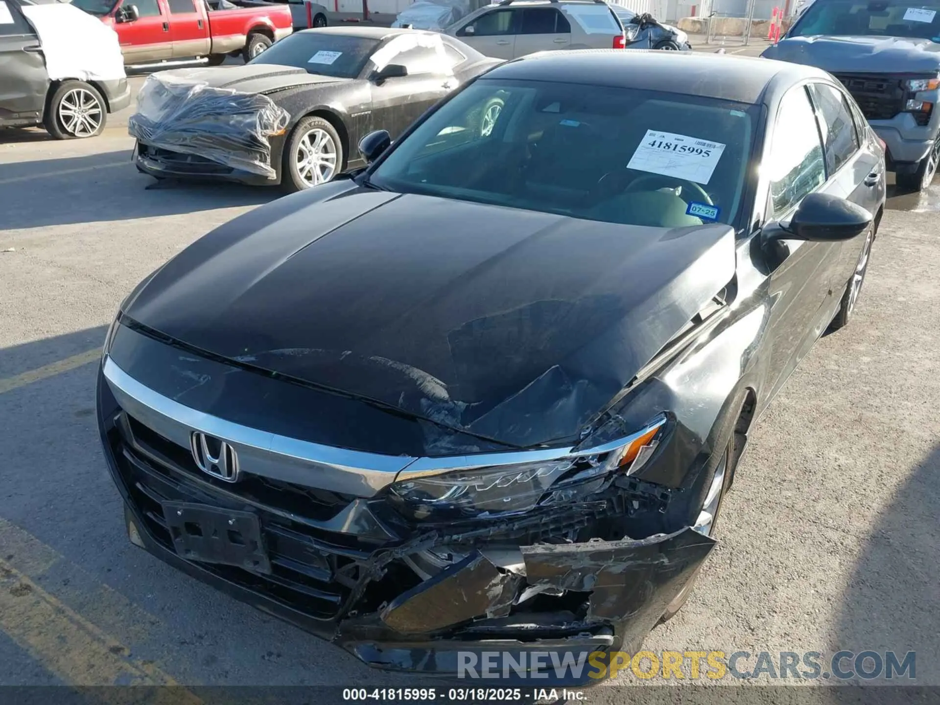 6 Photograph of a damaged car 1HGCV1F17KA165160 HONDA ACCORD 2019