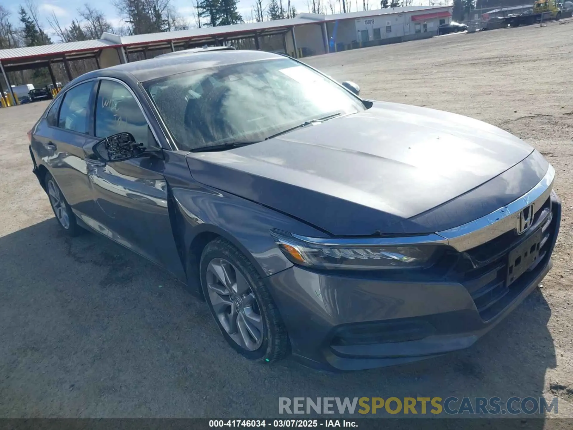 1 Photograph of a damaged car 1HGCV1F18KA108224 HONDA ACCORD 2019