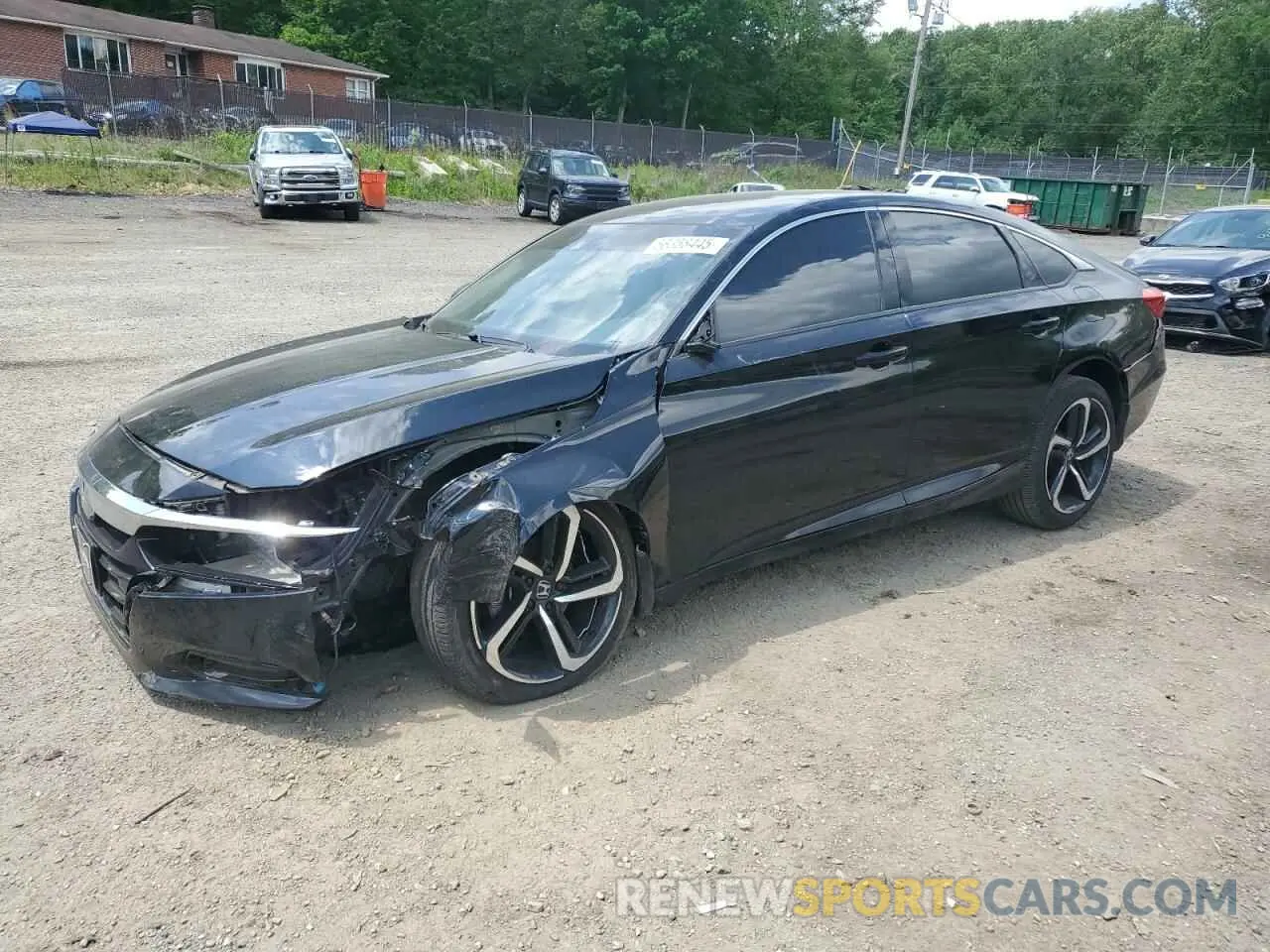 1 Photograph of a damaged car 1HGCV1F18KA163921 HONDA ACCORD 2019