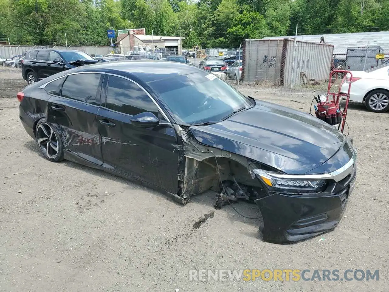 4 Photograph of a damaged car 1HGCV1F18KA163921 HONDA ACCORD 2019