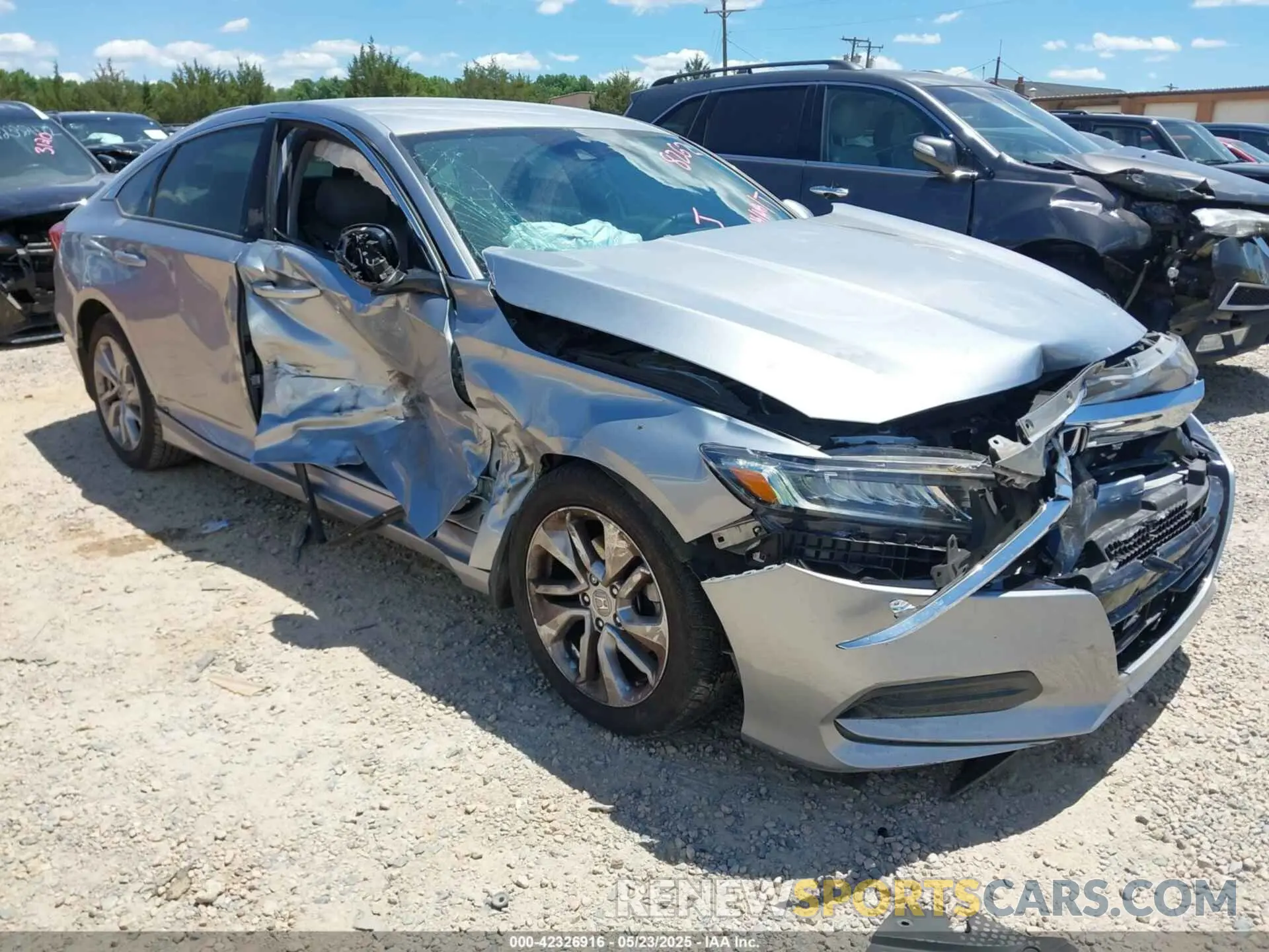 1 Photograph of a damaged car 1HGCV1F19KA008262 HONDA ACCORD 2019