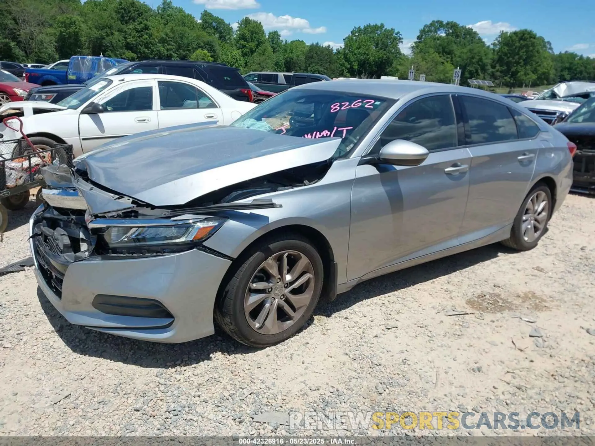 2 Photograph of a damaged car 1HGCV1F19KA008262 HONDA ACCORD 2019