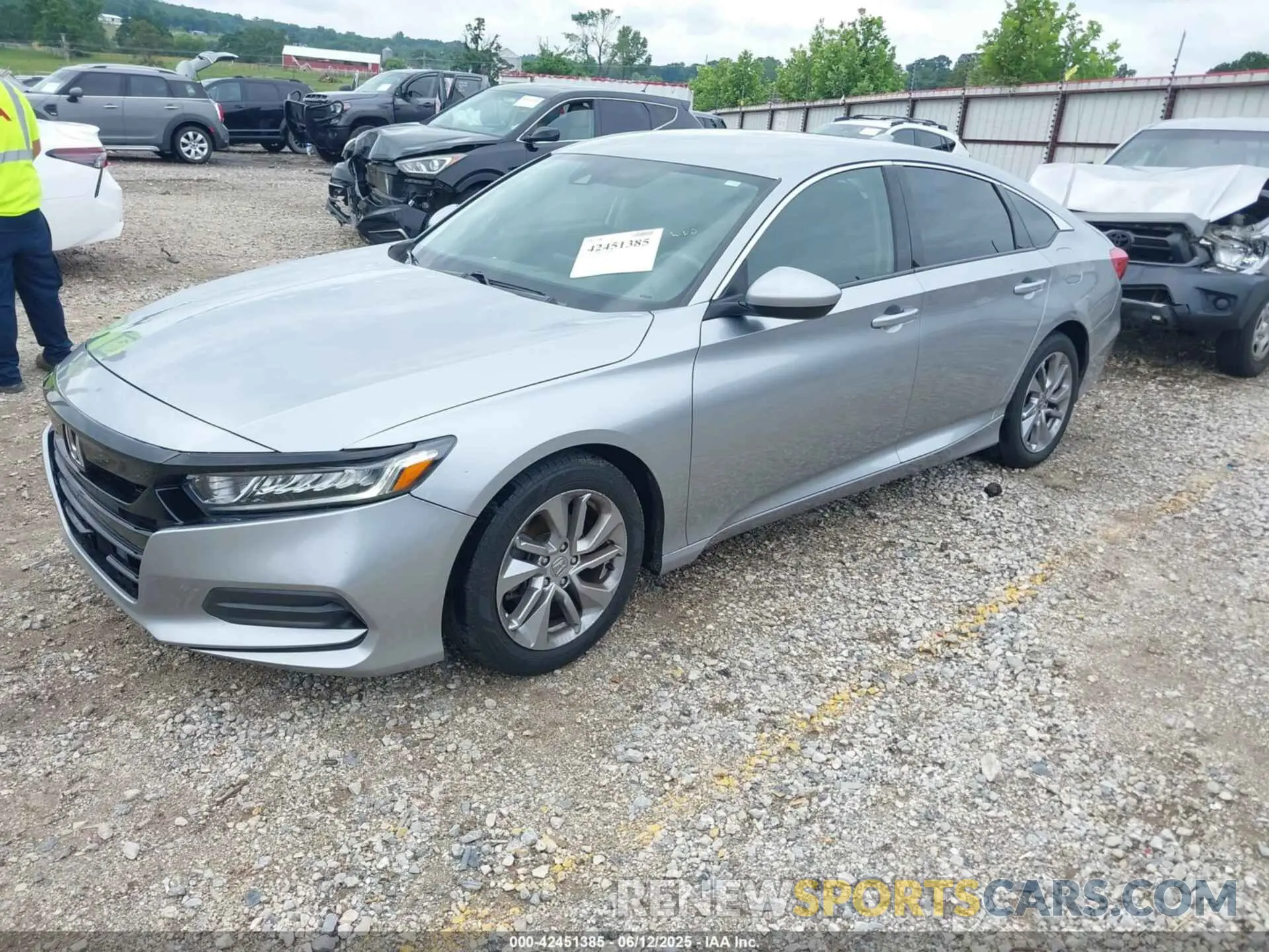 2 Photograph of a damaged car 1HGCV1F19KA088761 HONDA ACCORD 2019