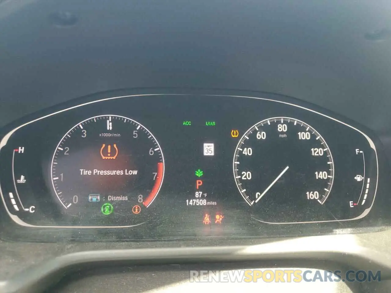 9 Photograph of a damaged car 1HGCV1F19KA100780 HONDA ACCORD 2019