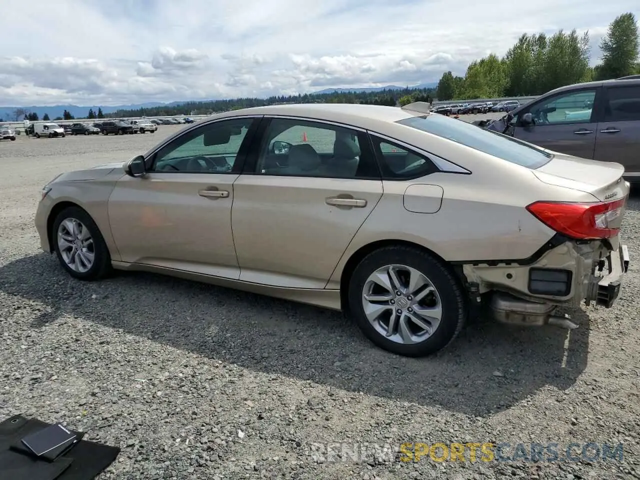 2 Photograph of a damaged car 1HGCV1F19KA136744 HONDA ACCORD 2019