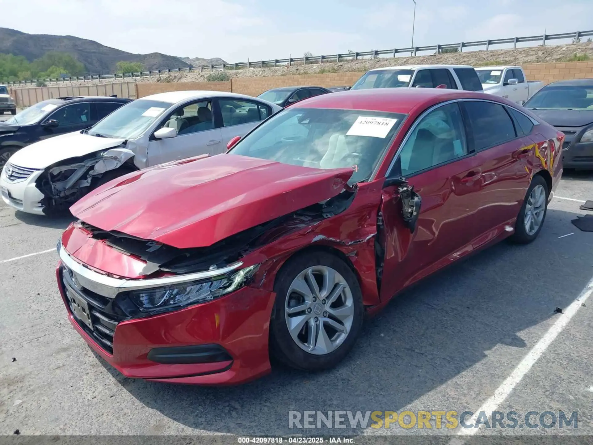 2 Photograph of a damaged car 1HGCV1F19KA151258 HONDA ACCORD 2019