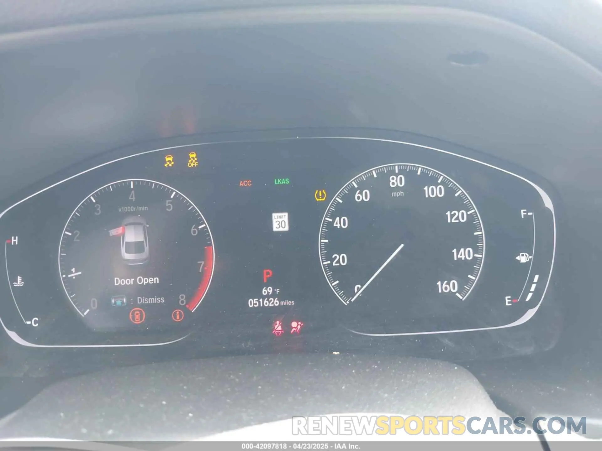 7 Photograph of a damaged car 1HGCV1F19KA151258 HONDA ACCORD 2019
