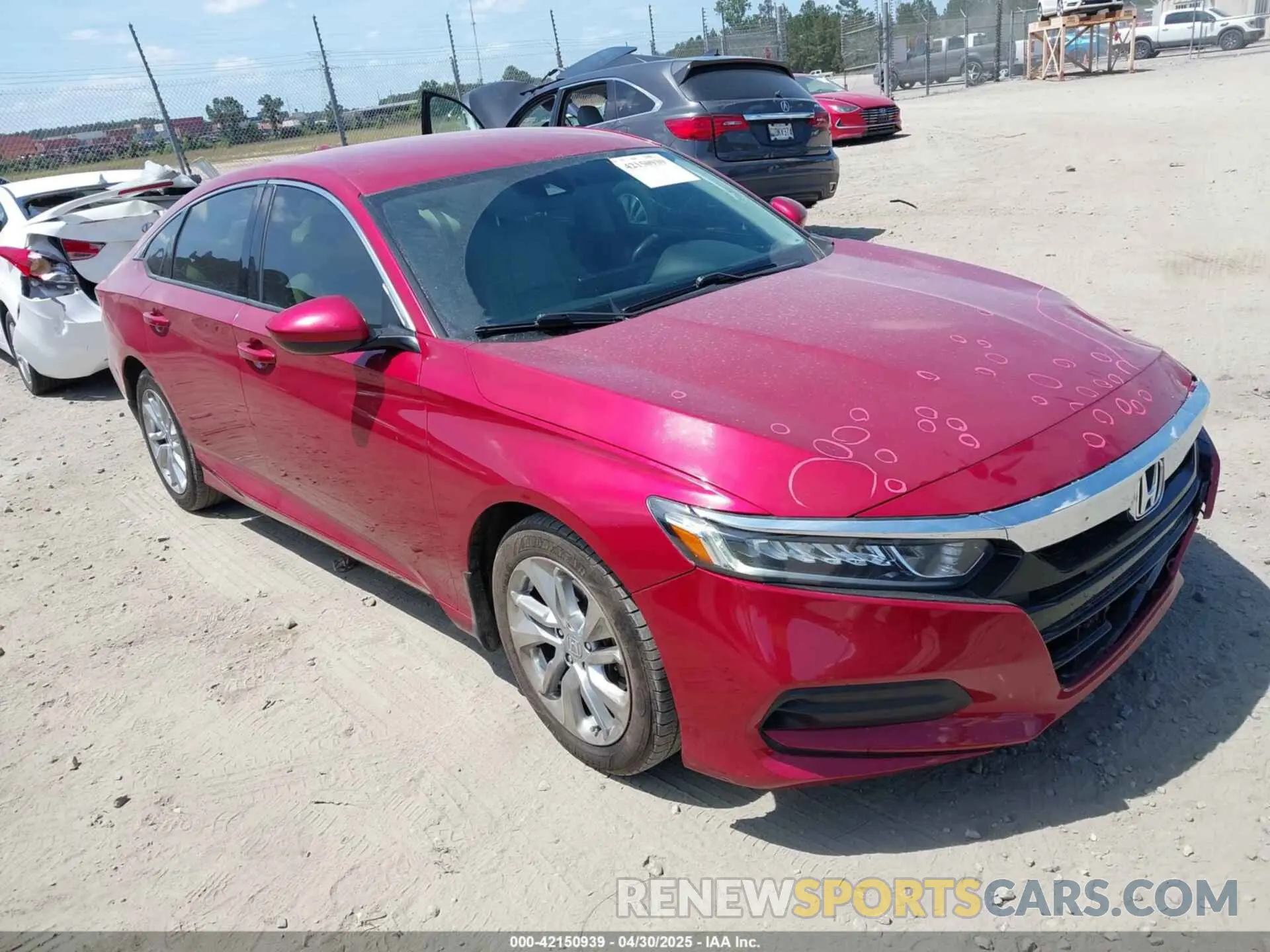 1 Photograph of a damaged car 1HGCV1F19KA169727 HONDA ACCORD 2019
